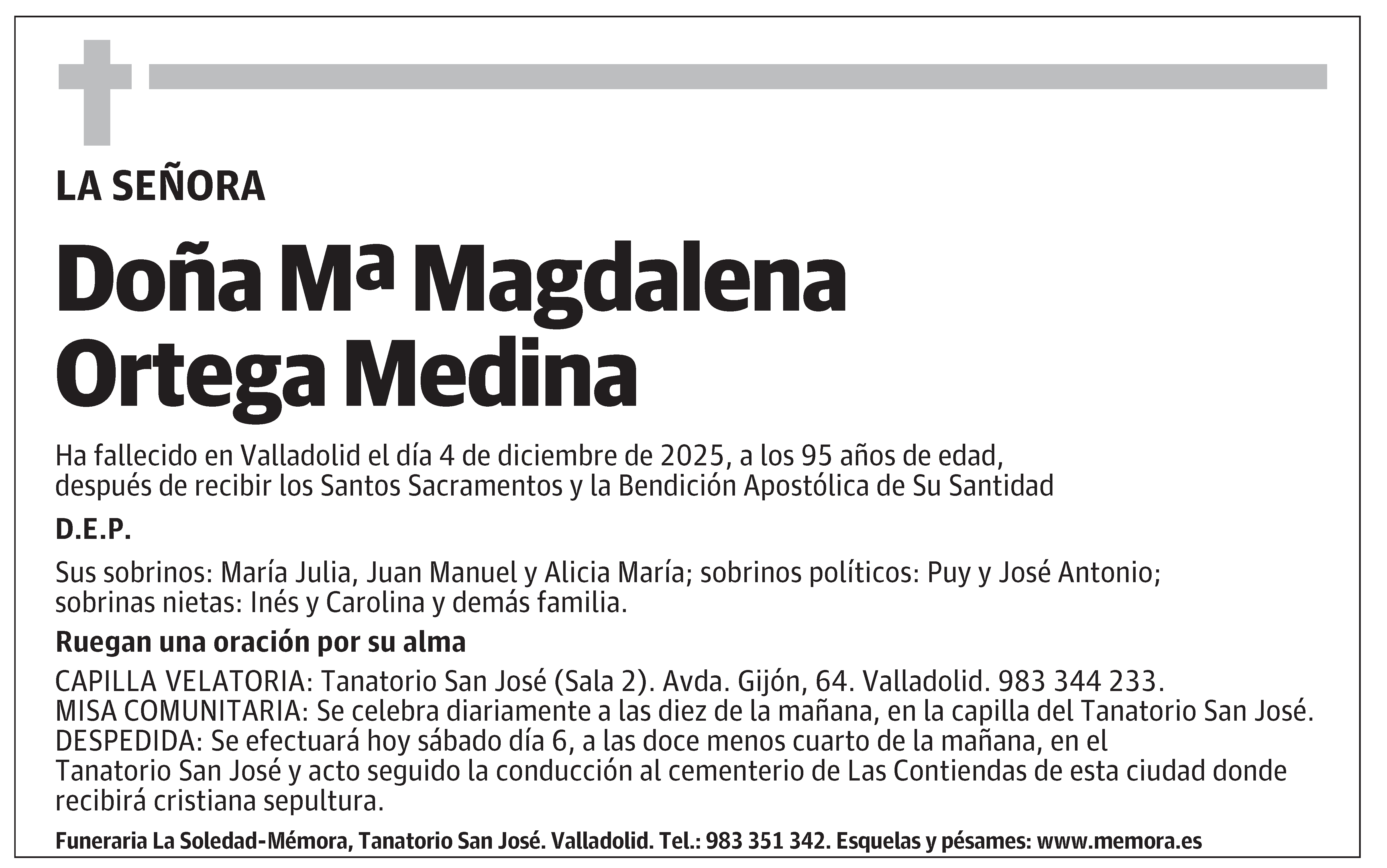 Mª Magdalena Ortega Medina