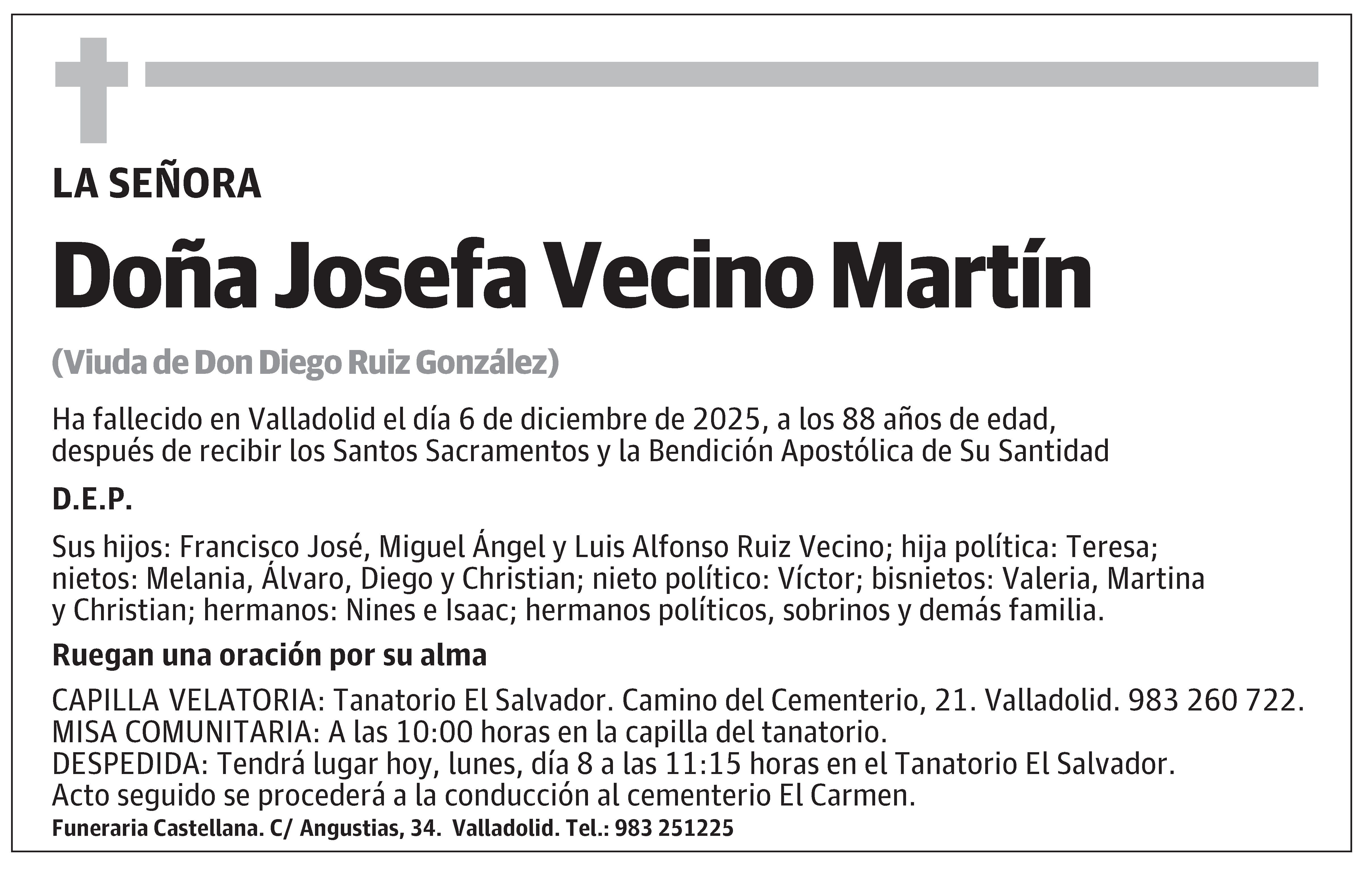 Josefa Vecino Martín