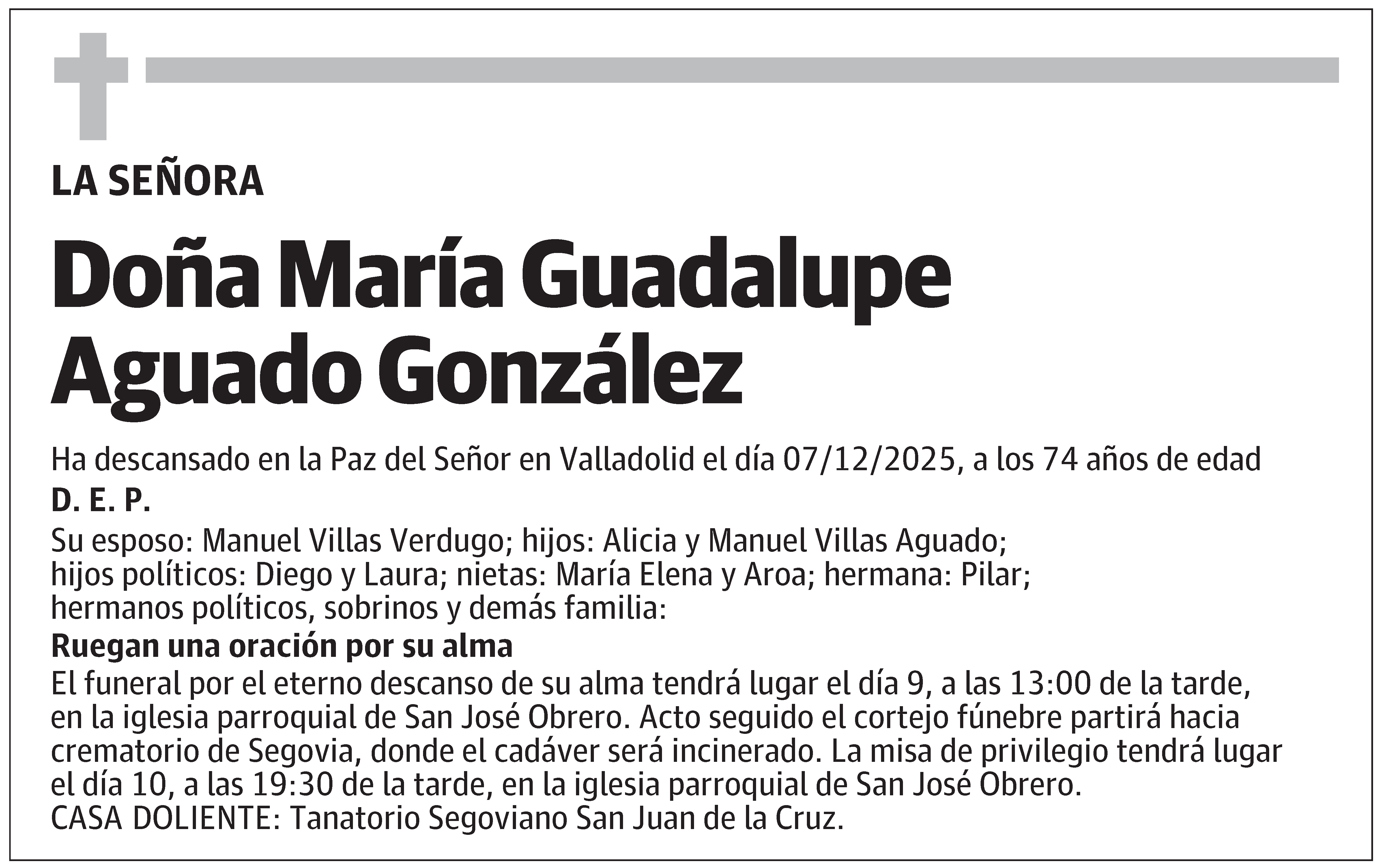 María Guadalupe Aguado González