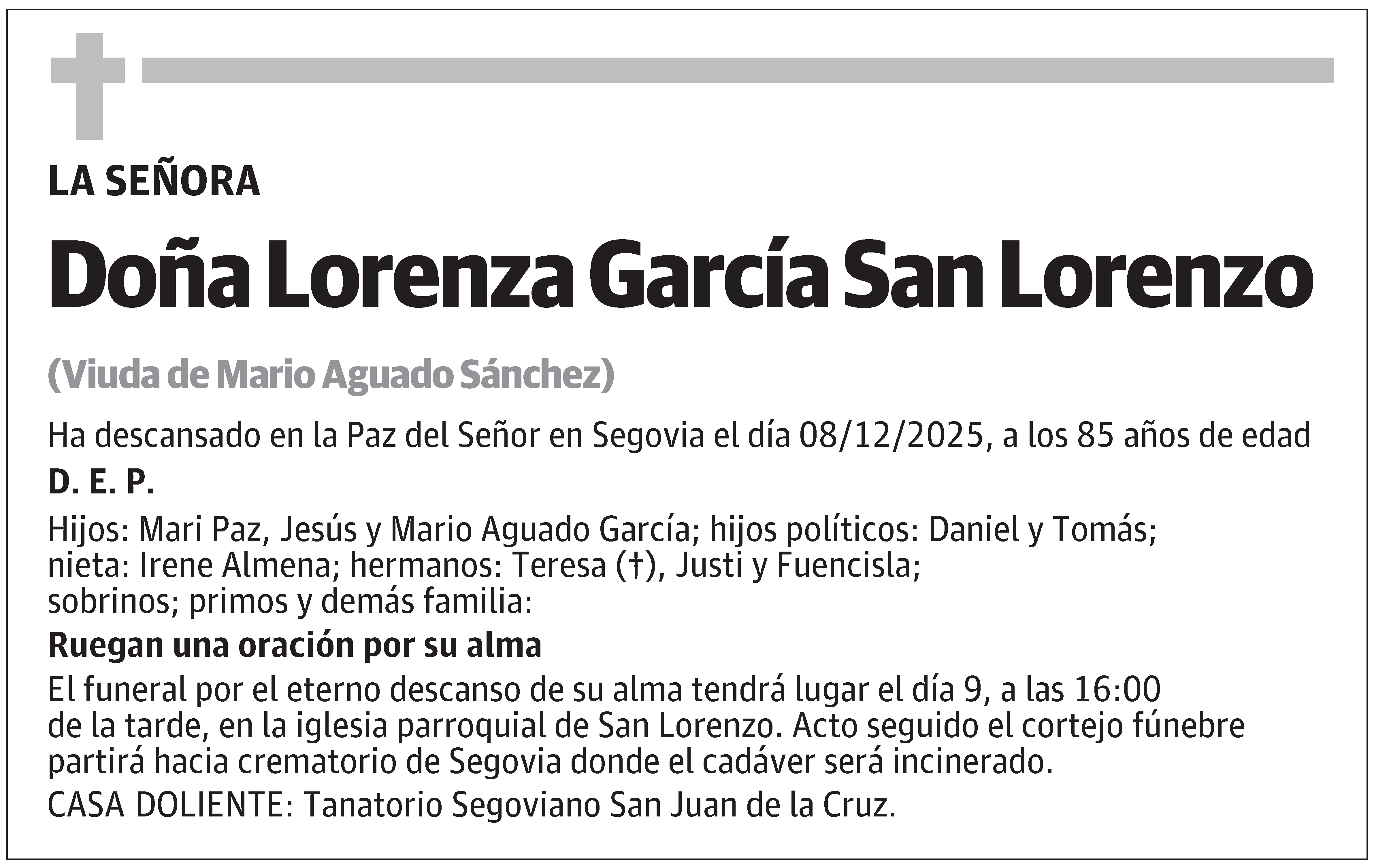 Lorenza García San Lorenzo