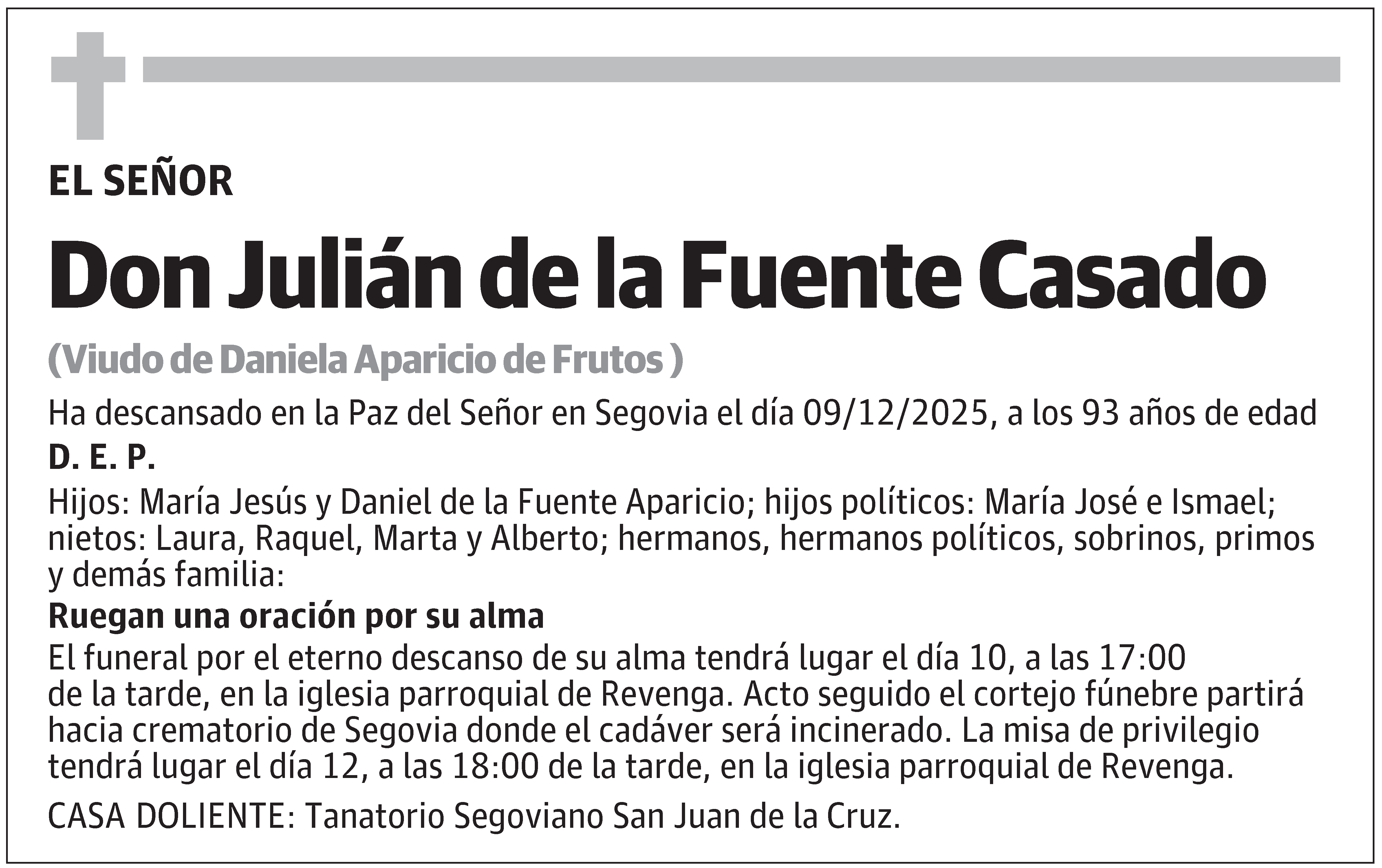 Julián de la Fuente Casado