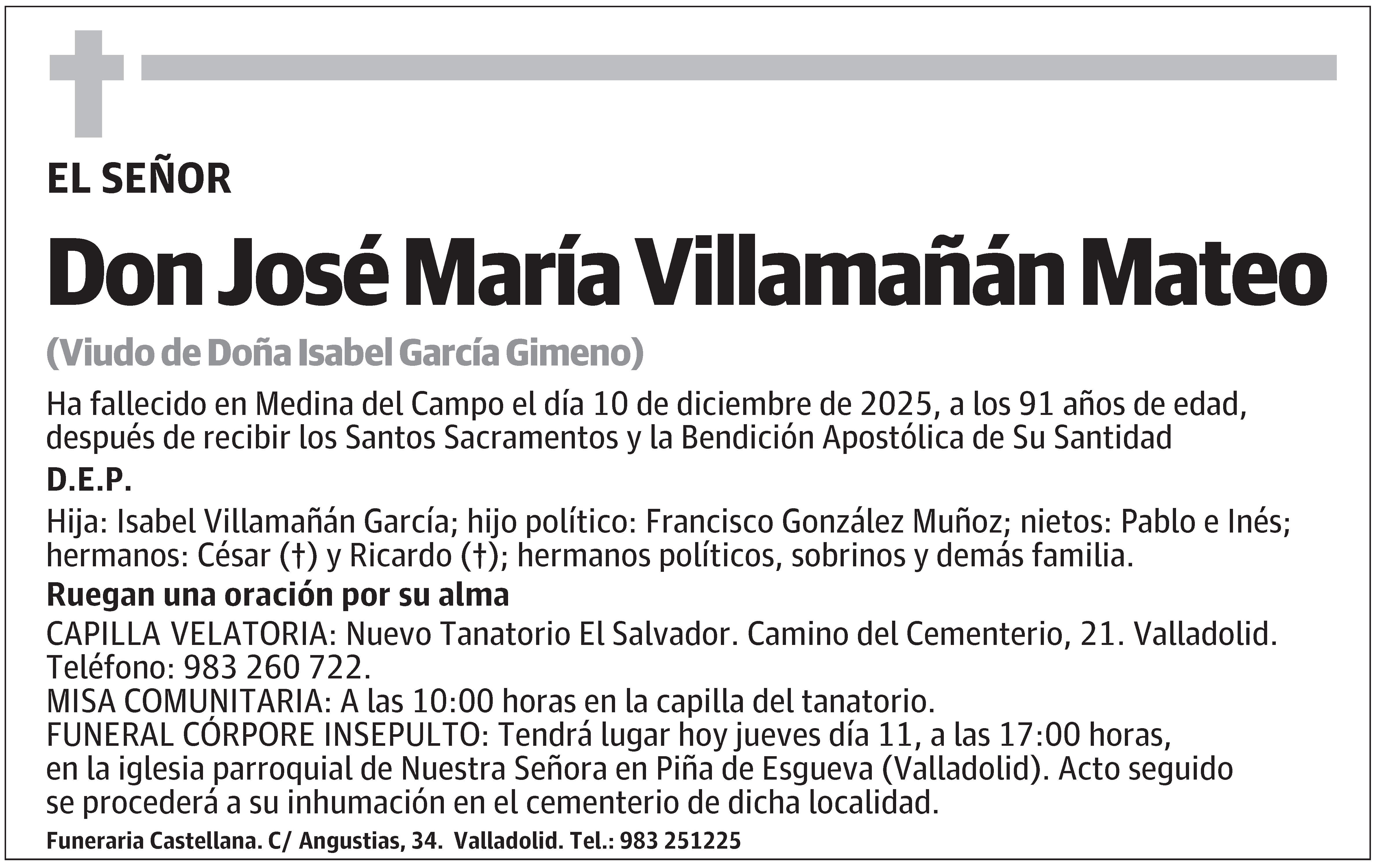 José María Villamañán Mateo