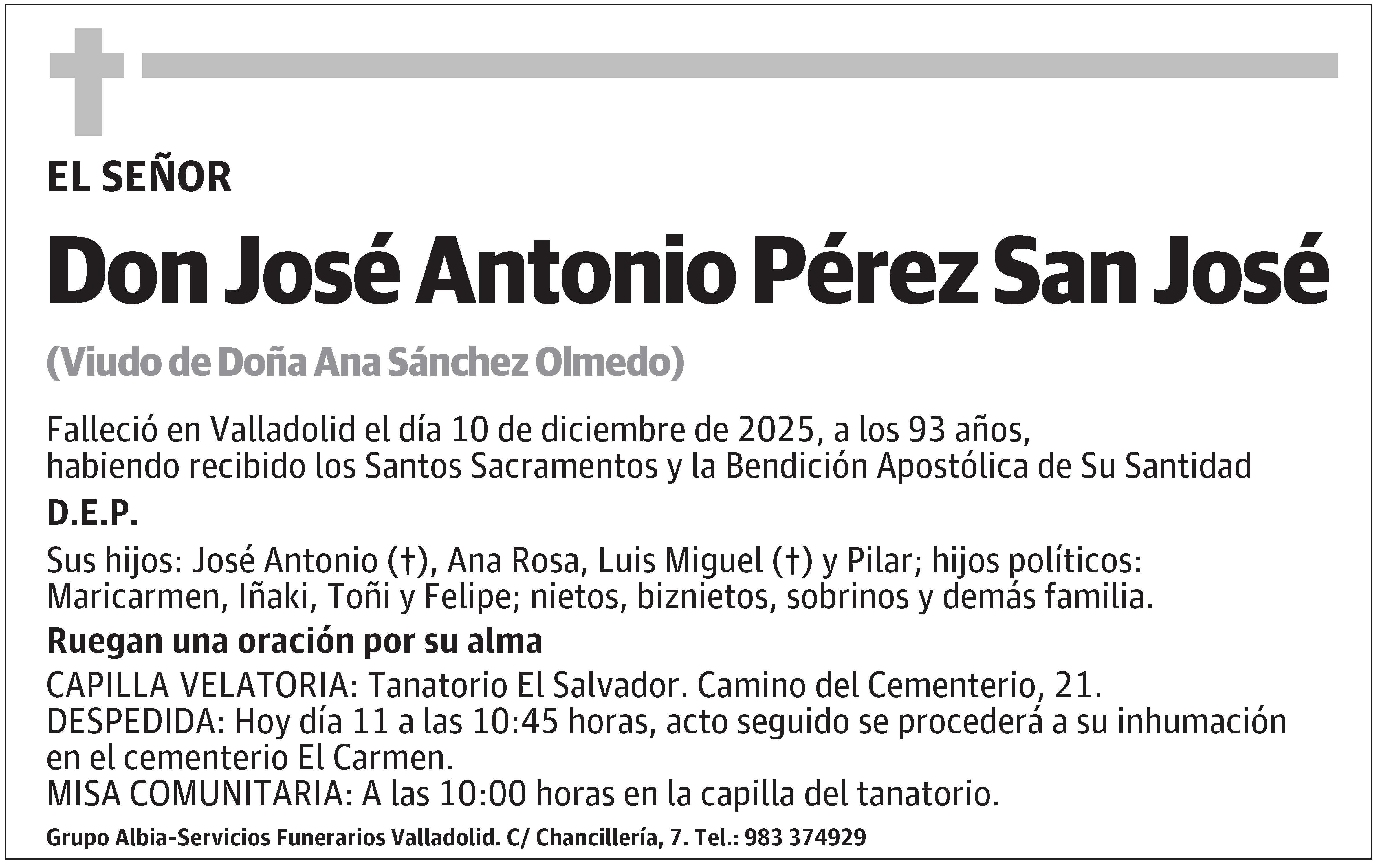 José Antonio Pérez San José