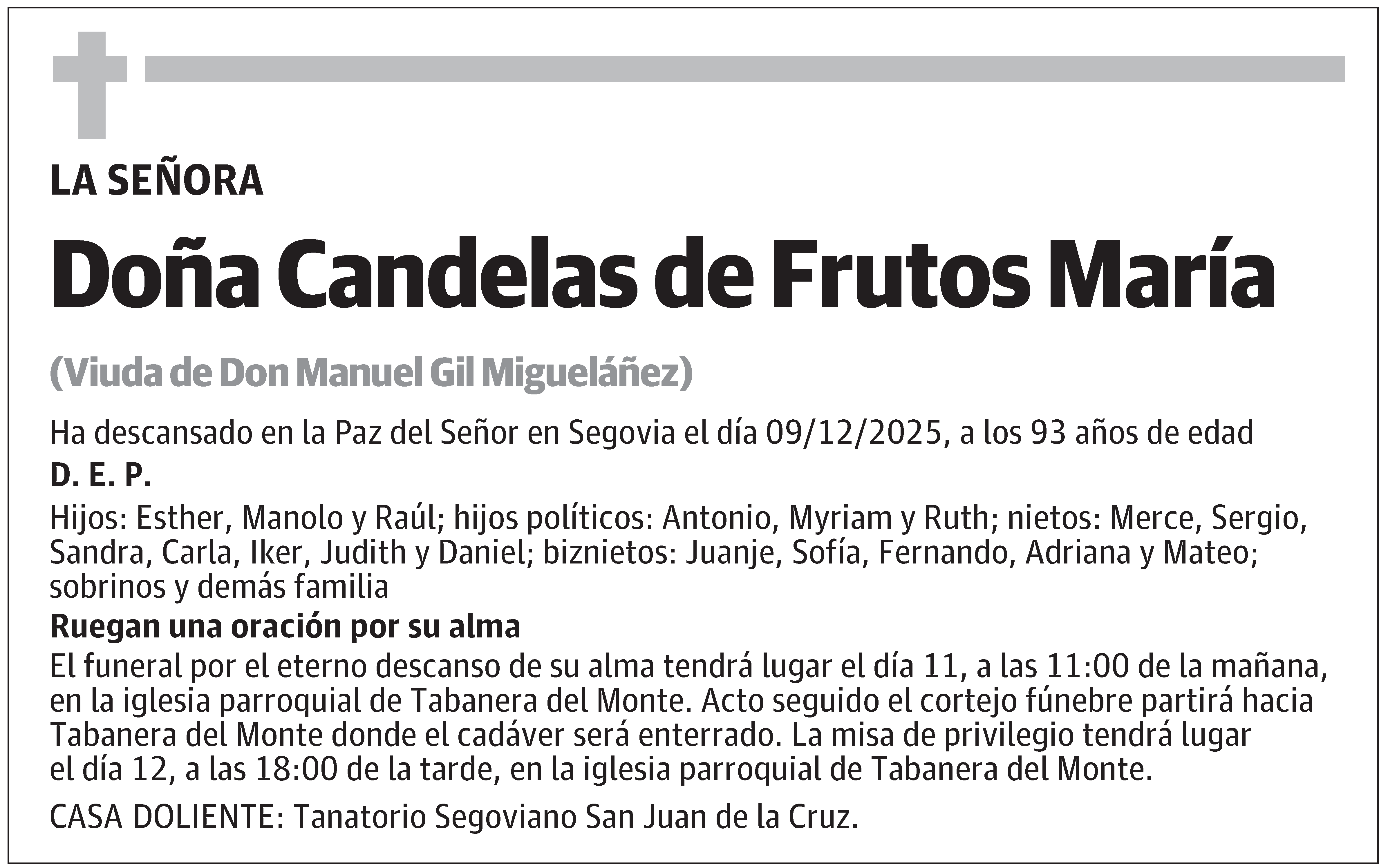 Candelas de Frutos María