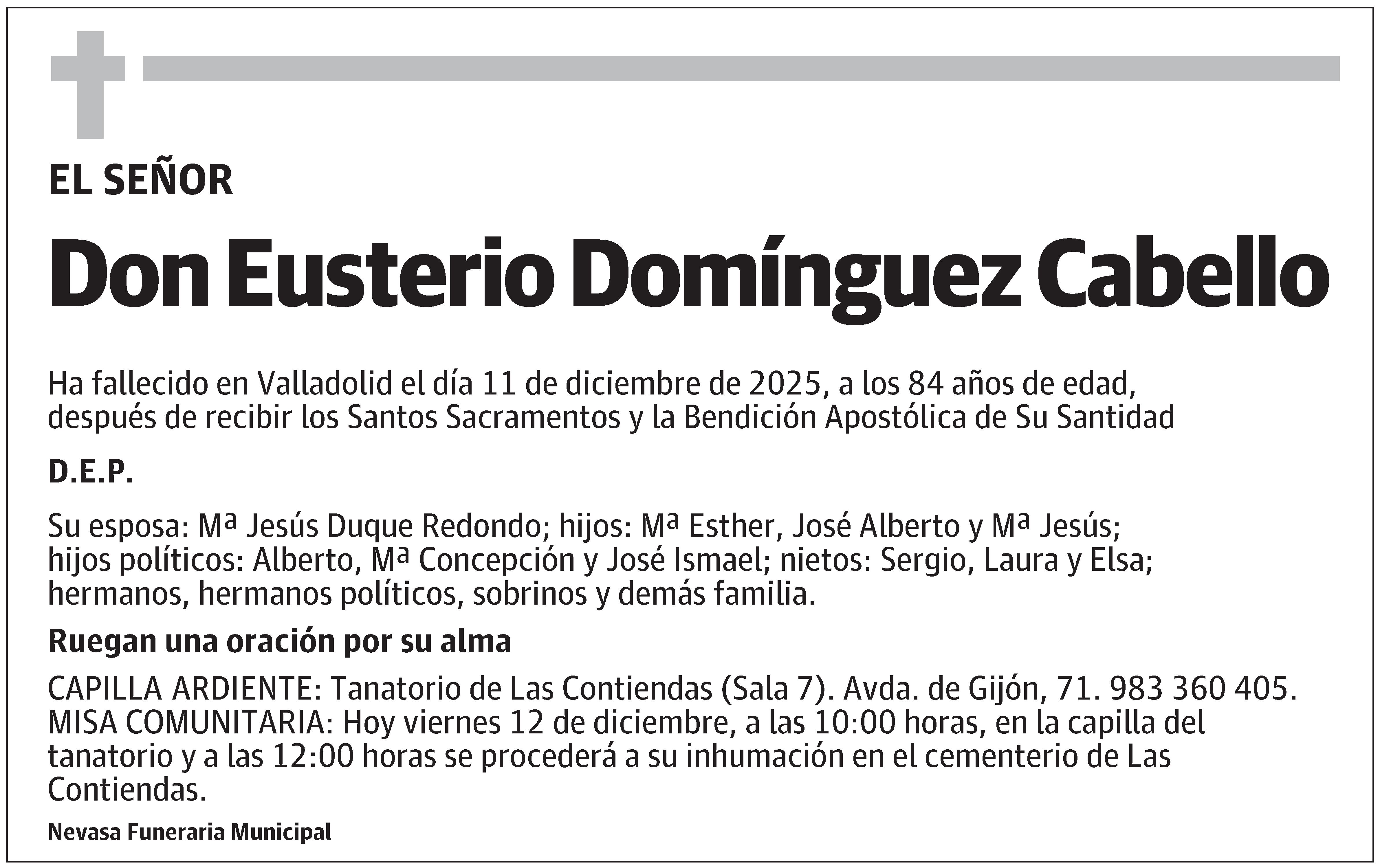 Eusterio Domínguez Cabello