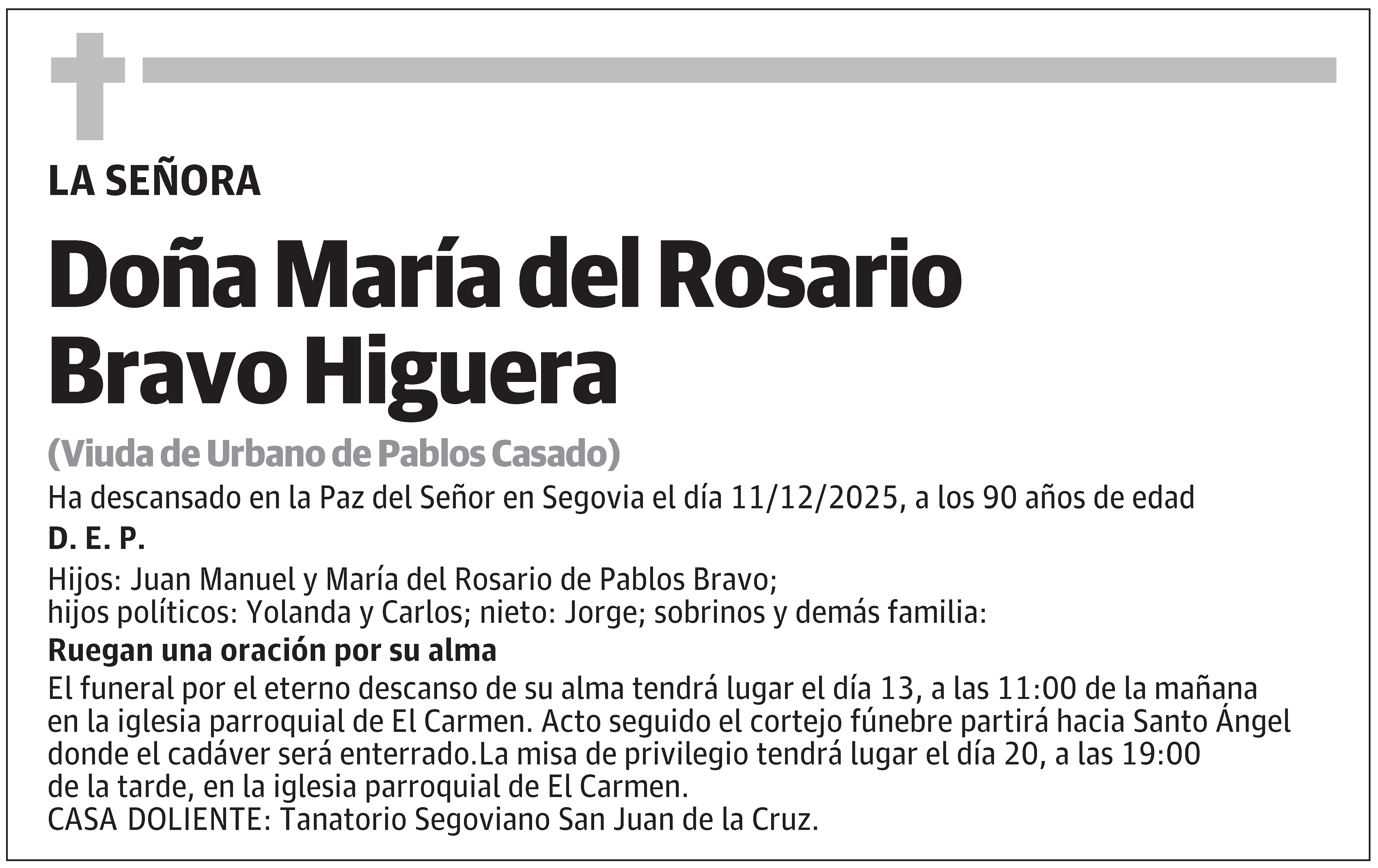 María del Rosario Bravo Higuera