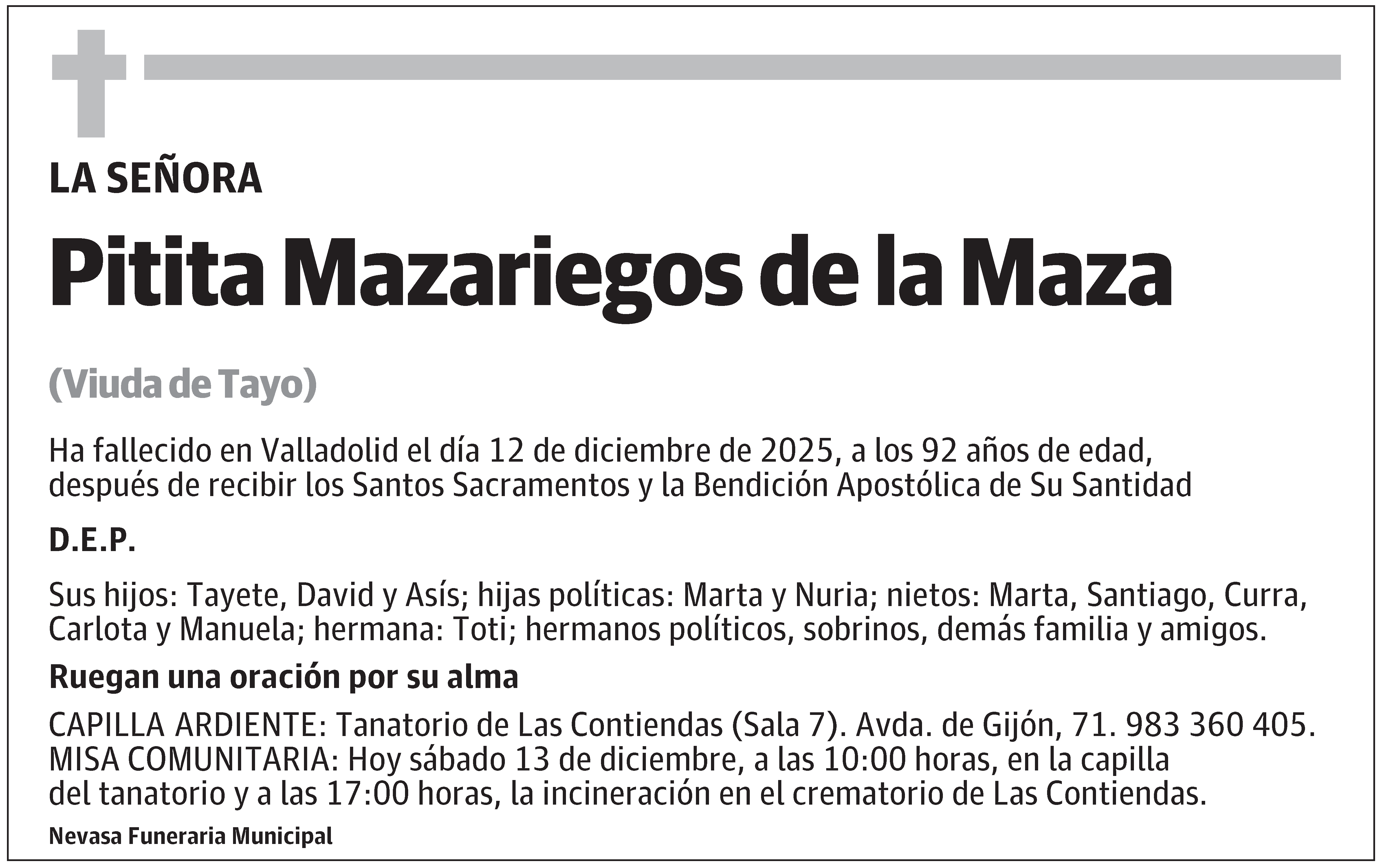 Pitita Mazariegos de la Maza