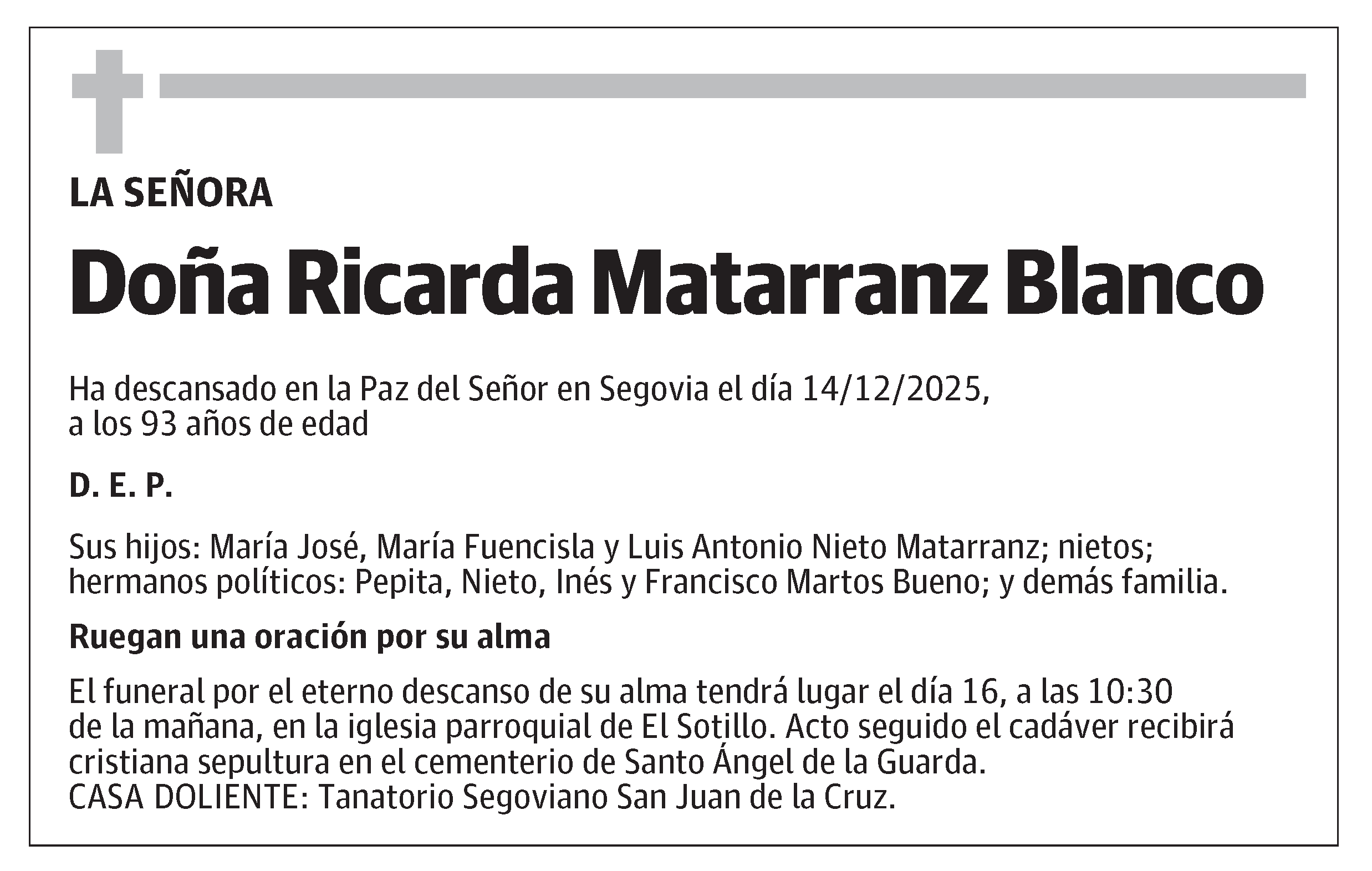 Ricarda Matarranz Blanco