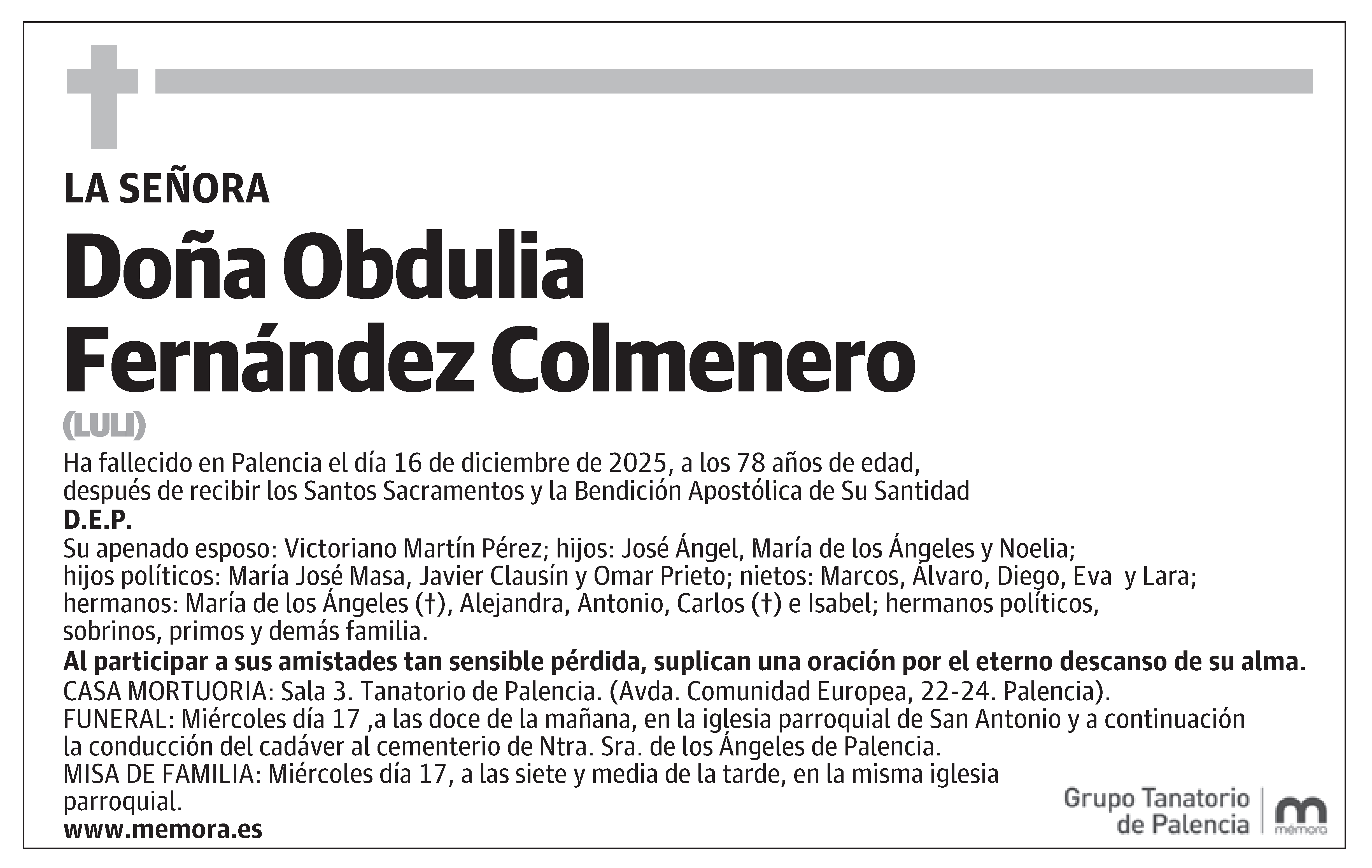 Obdulia Fernández Colmenero