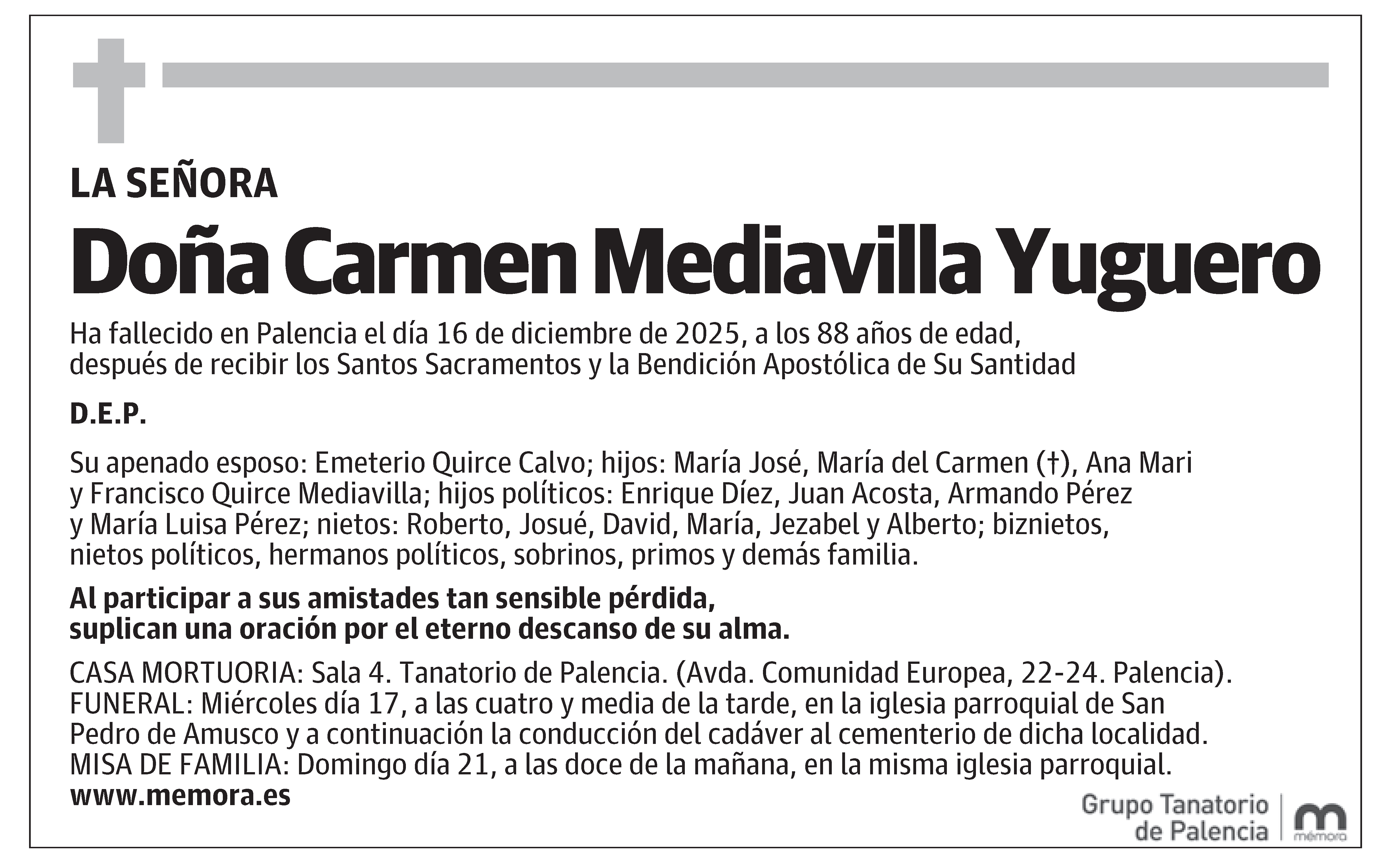 Carmen Mediavilla Yuguero