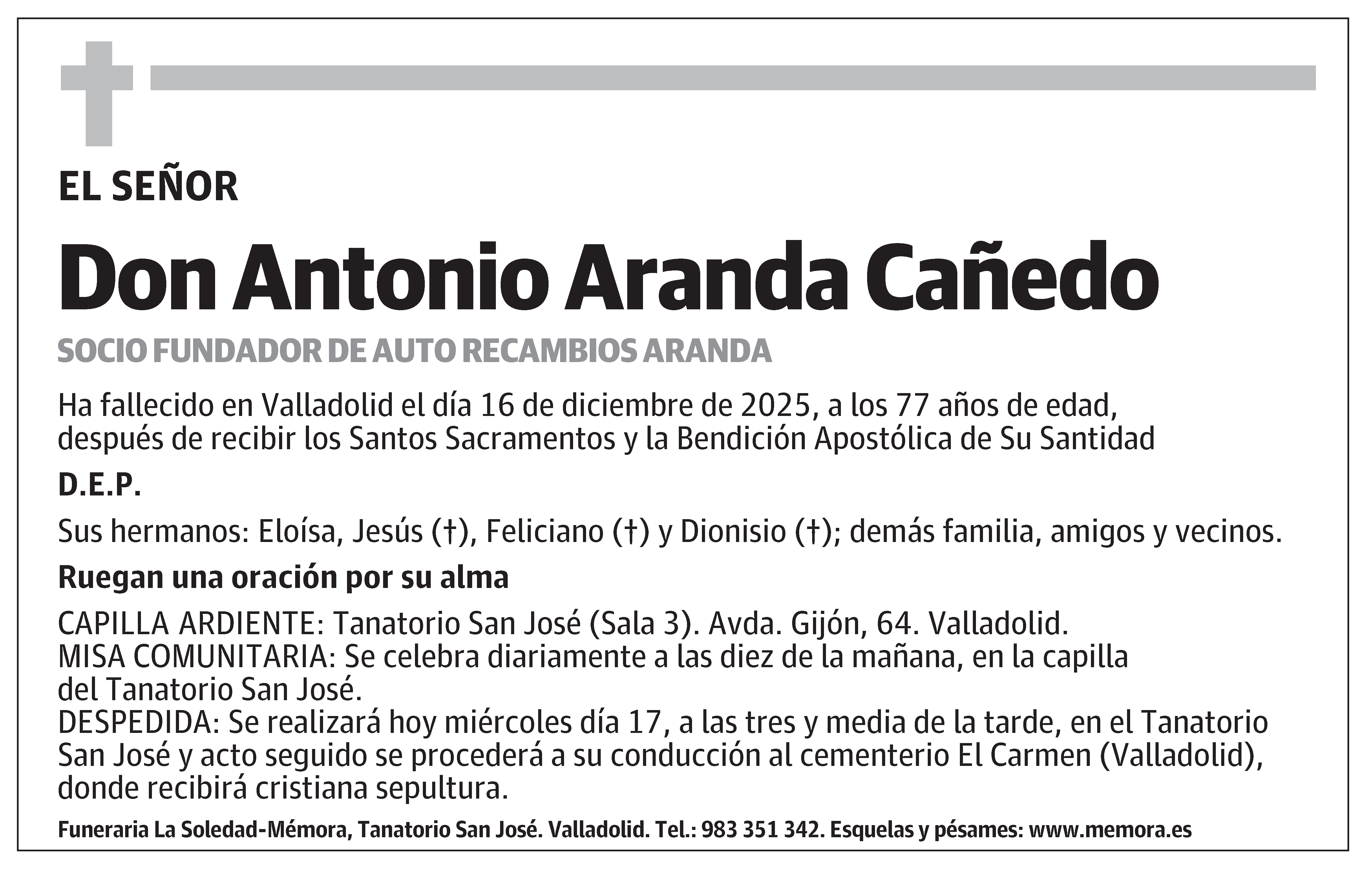 Antonio Aranda Cañedo