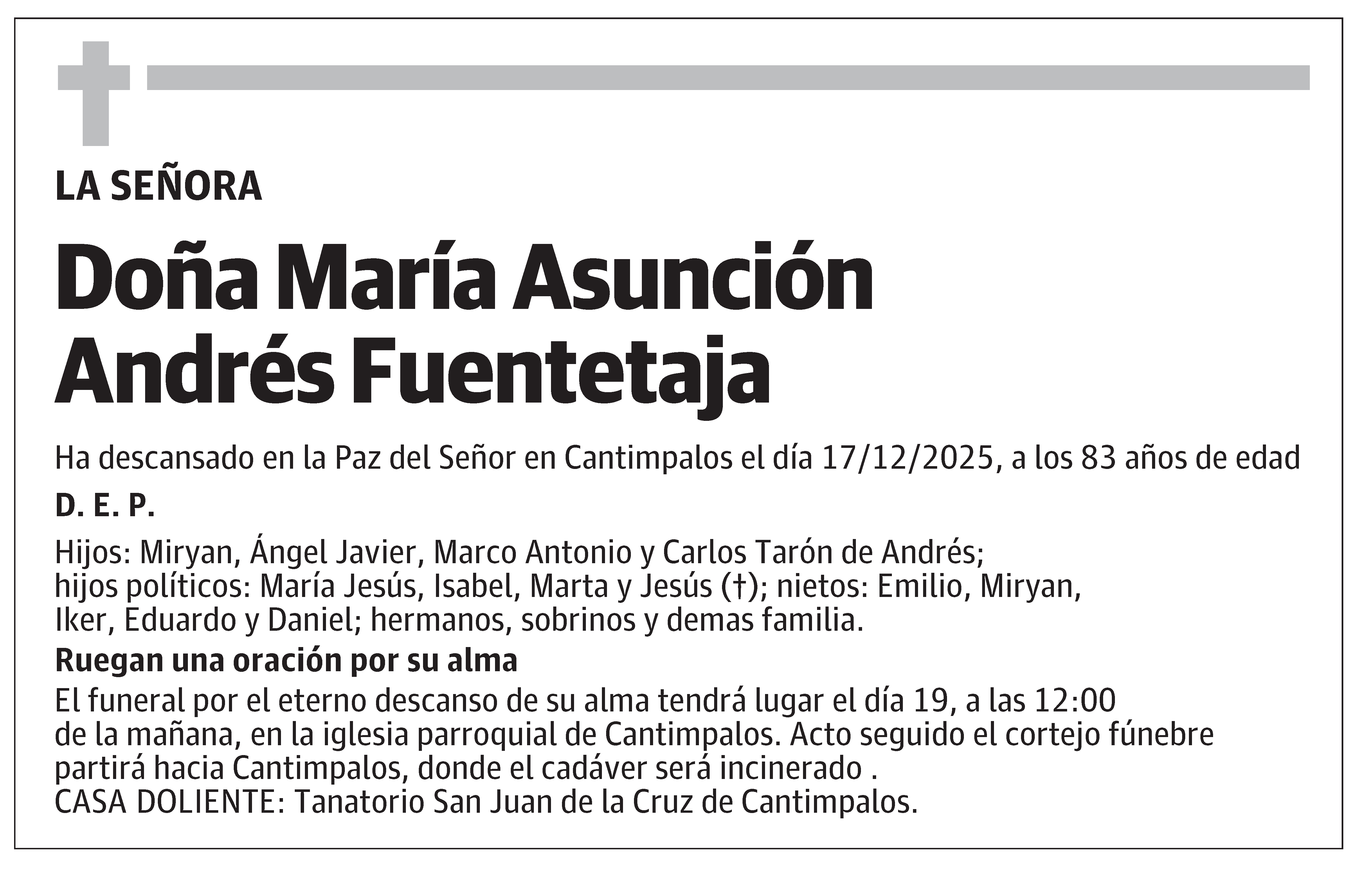 María Asunción Andrés Fuentetaja