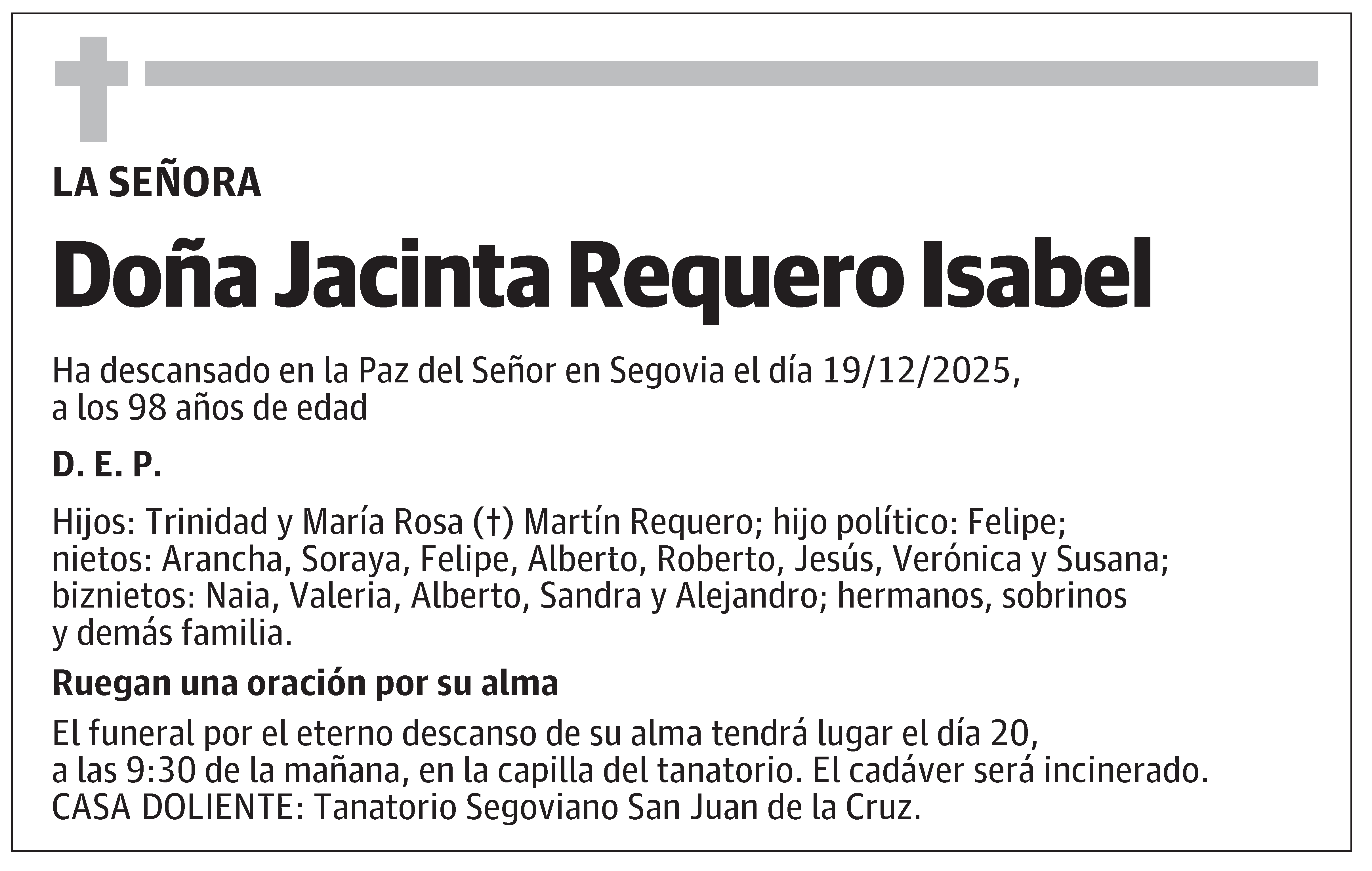 Jacinta Requero Isabel