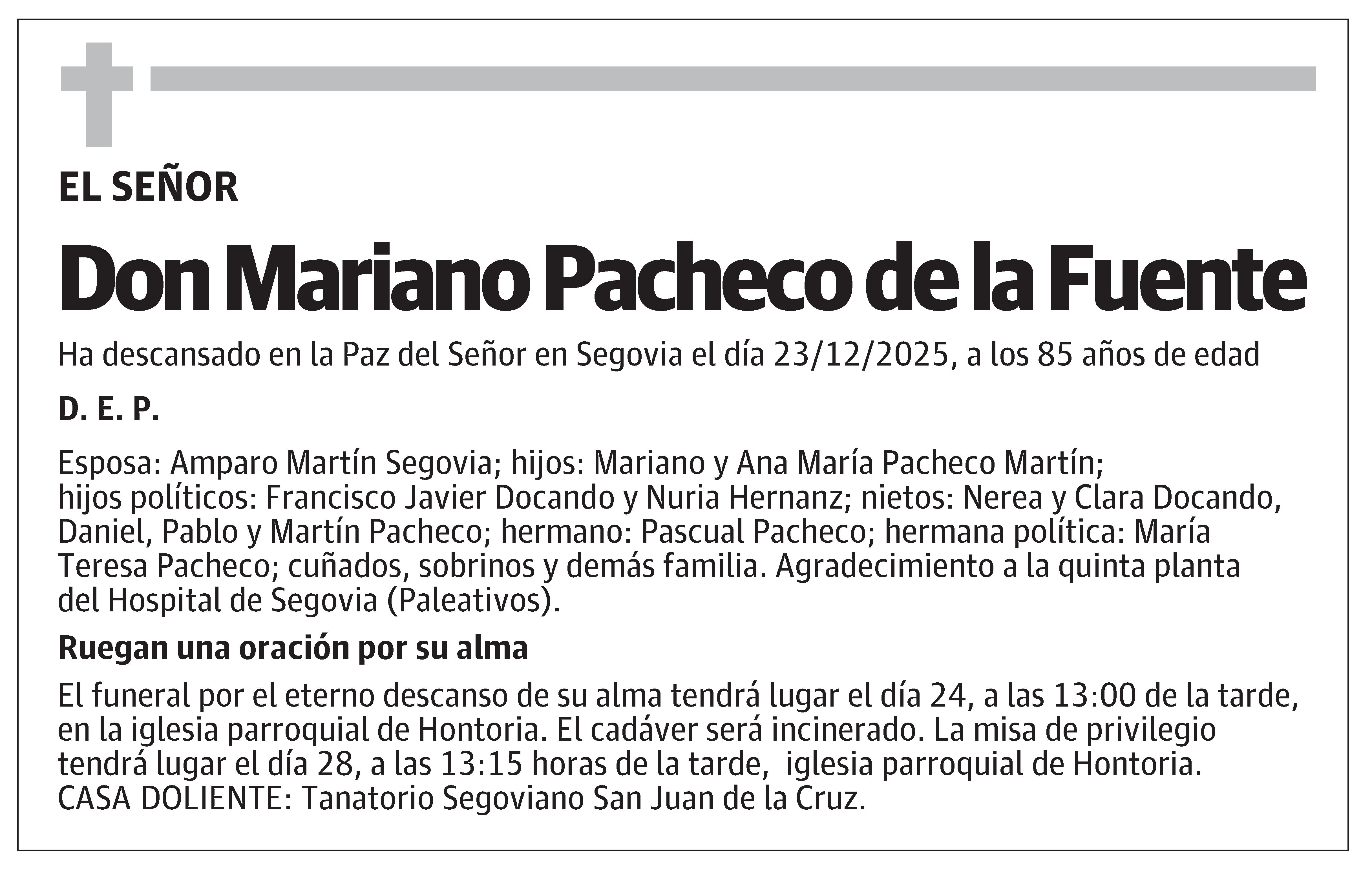 Mariano Pacheco de la Fuente