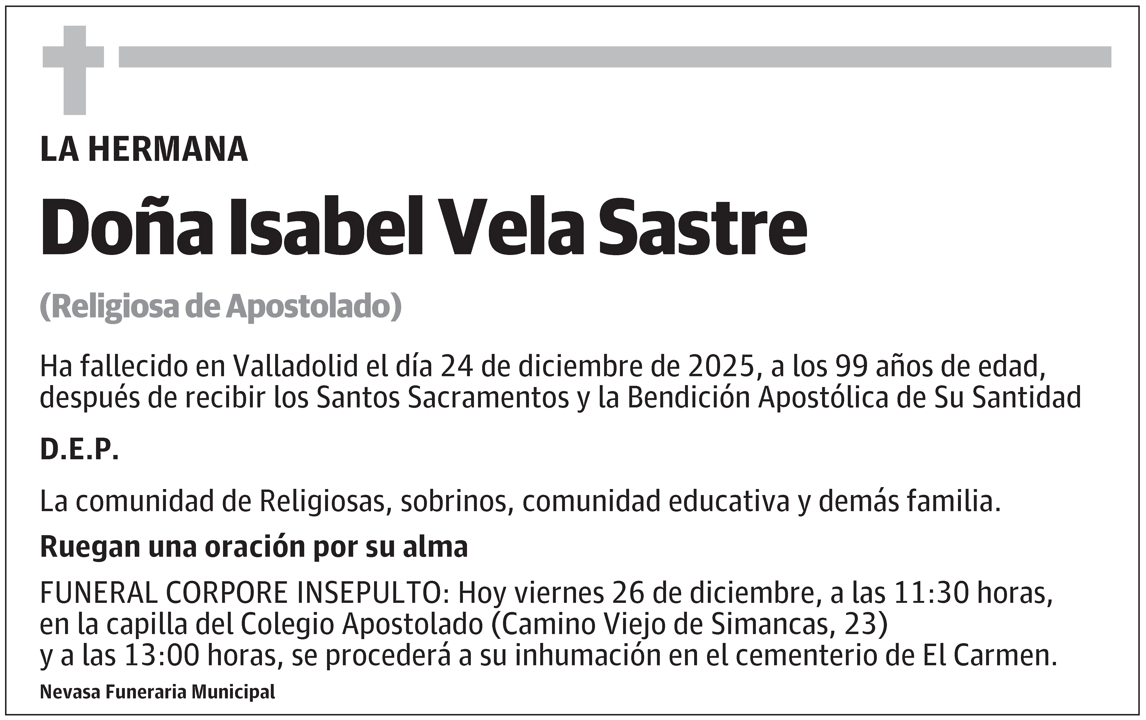 Isabel Vela Sastre