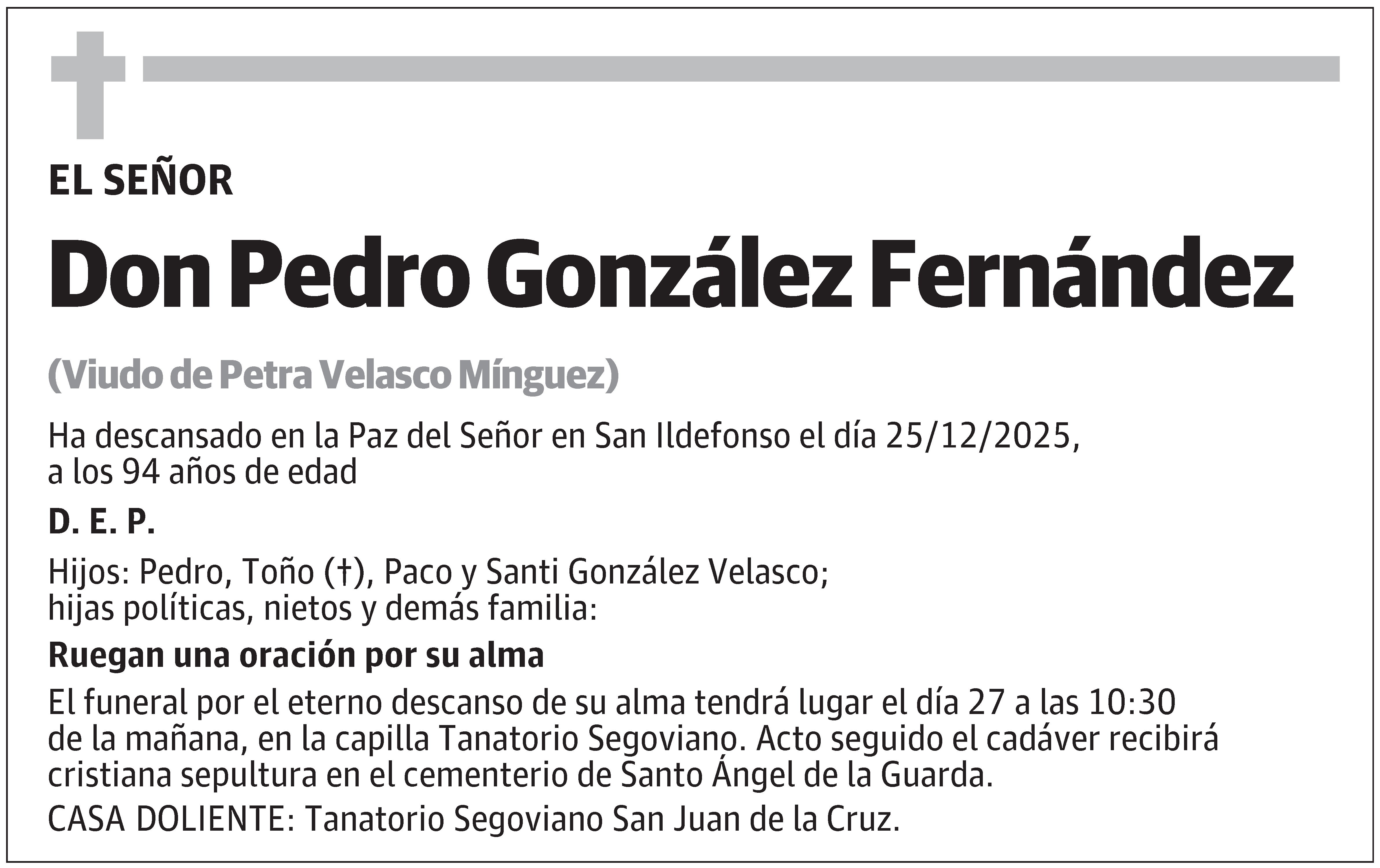 Pedro González Fernández