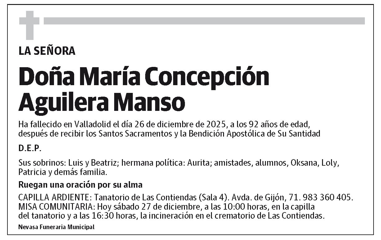 María Concepción Aguilera Manso
