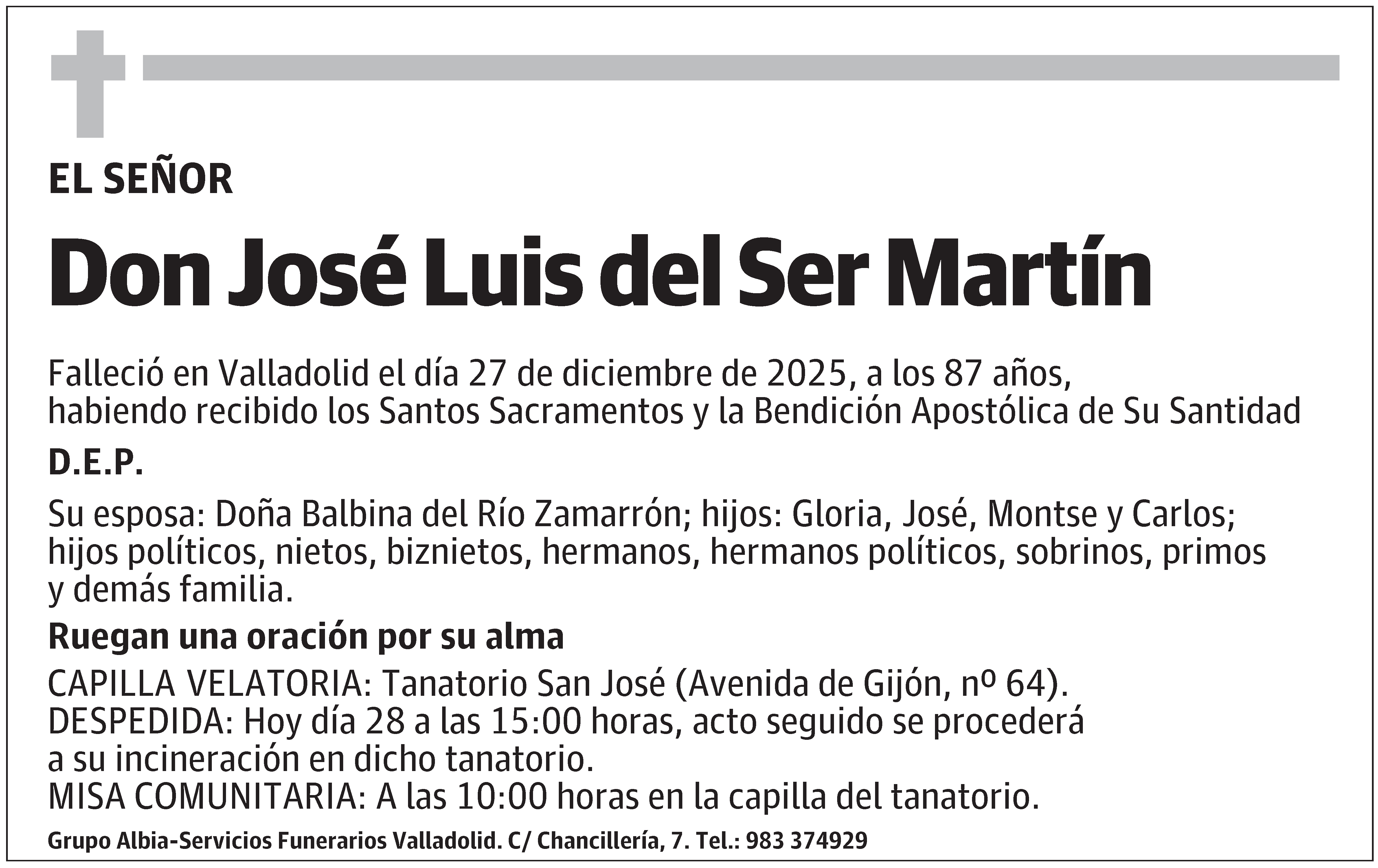 José Luis del Ser Martín