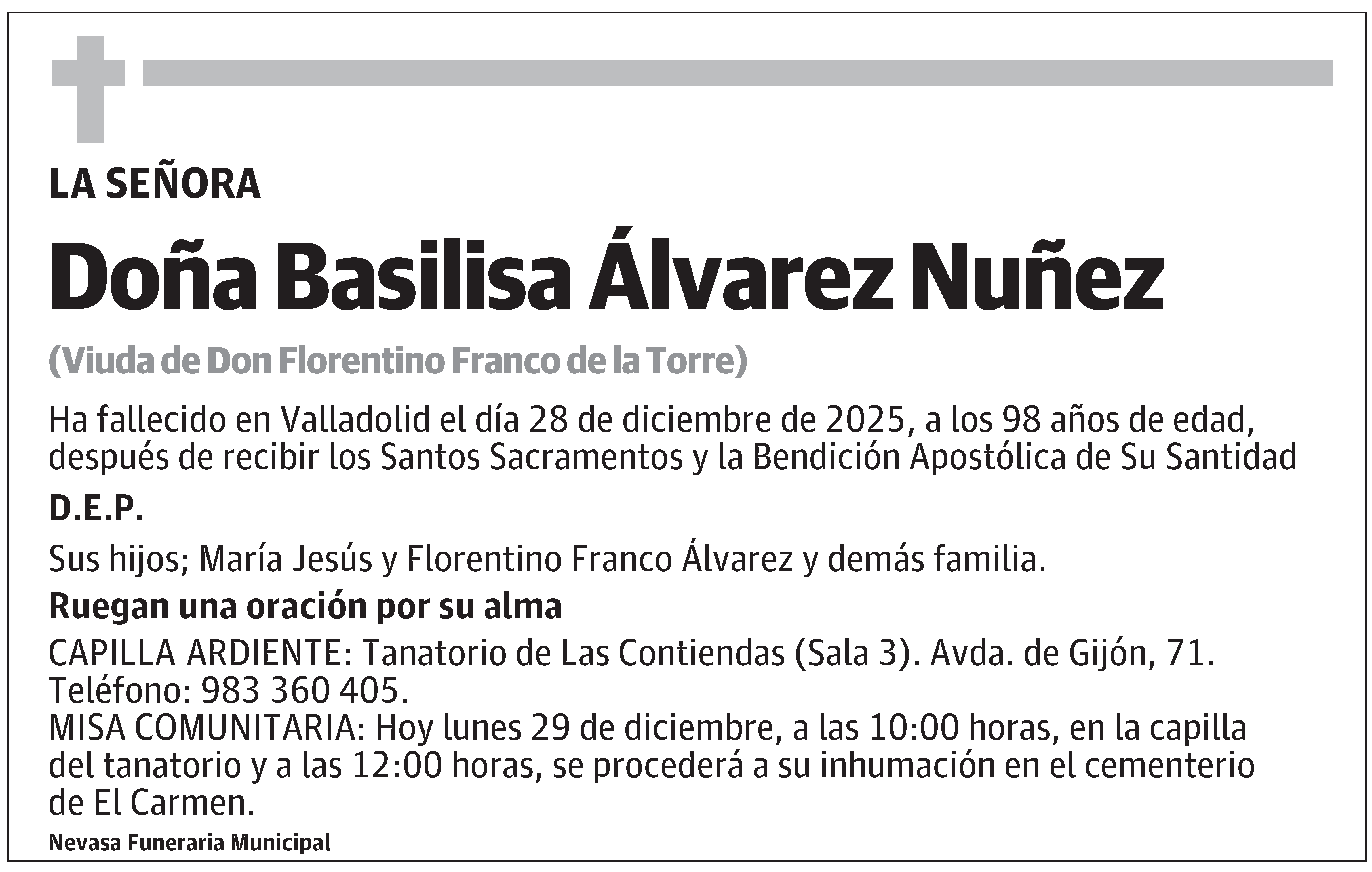 Basilisa Álvarez Nuñez