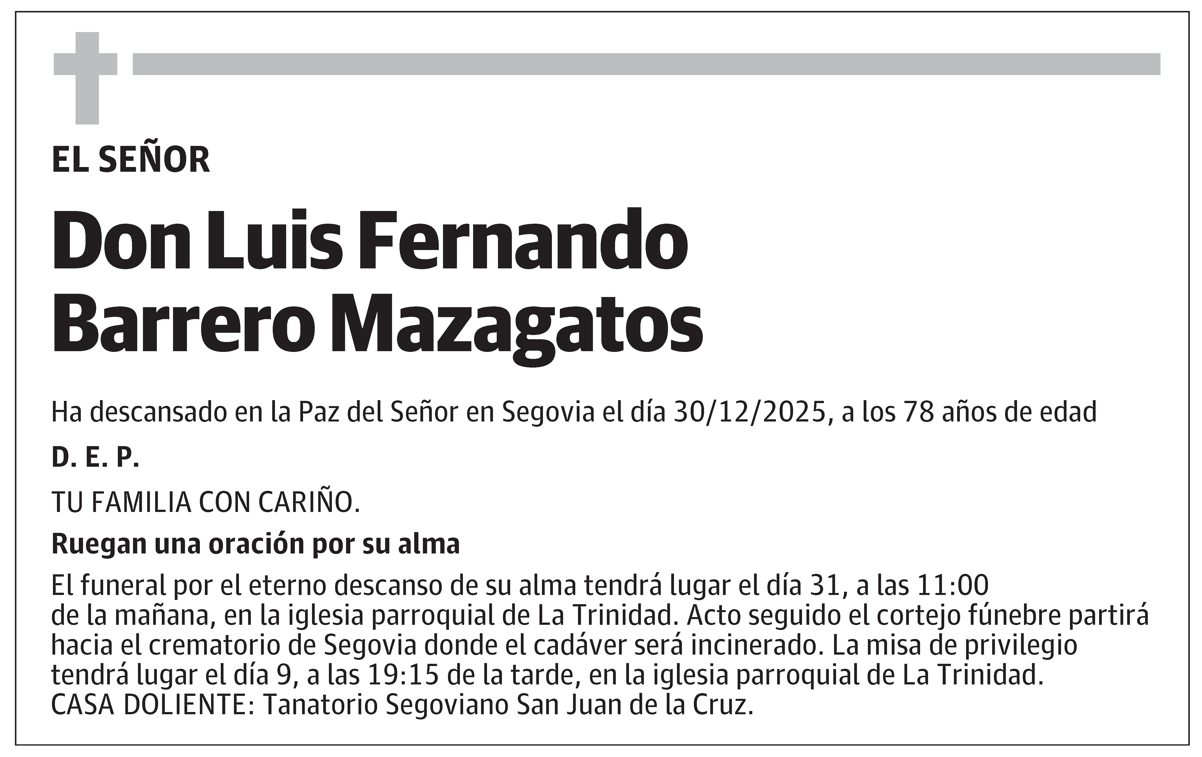 Luis Fernando Barrero Mazagatos