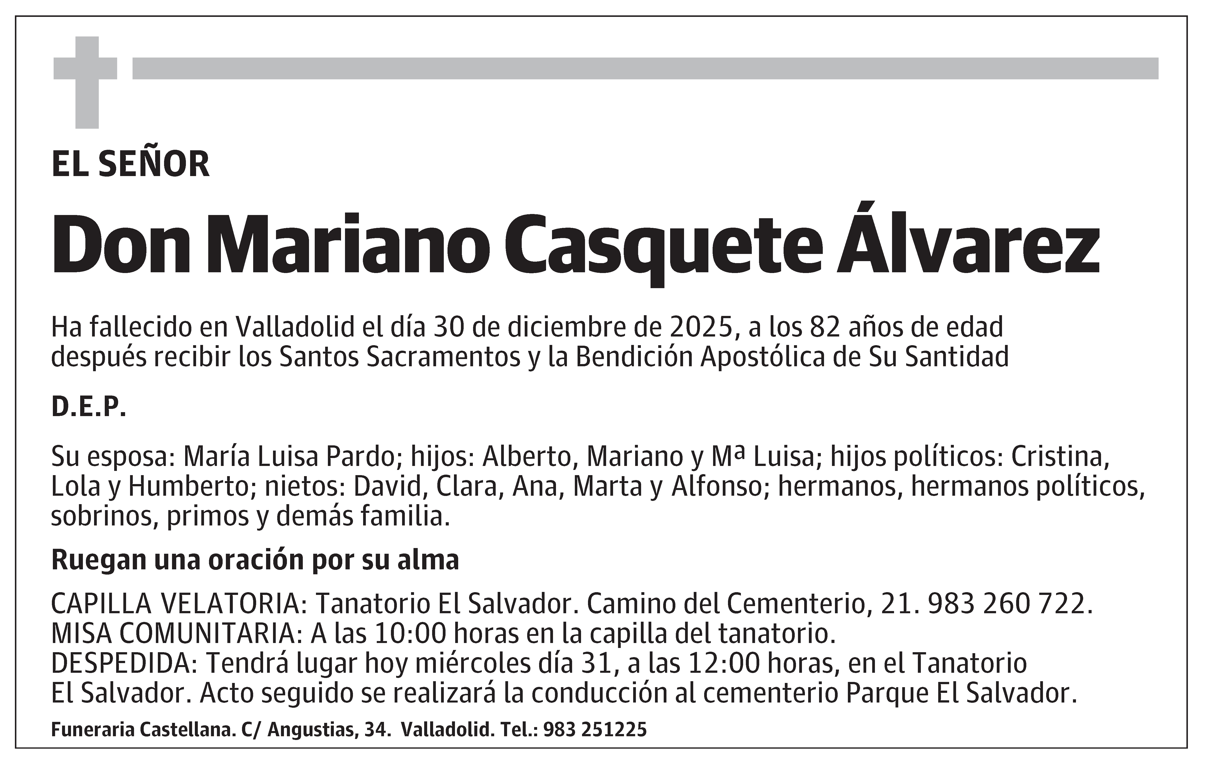 Mariano Casquete Álvarez