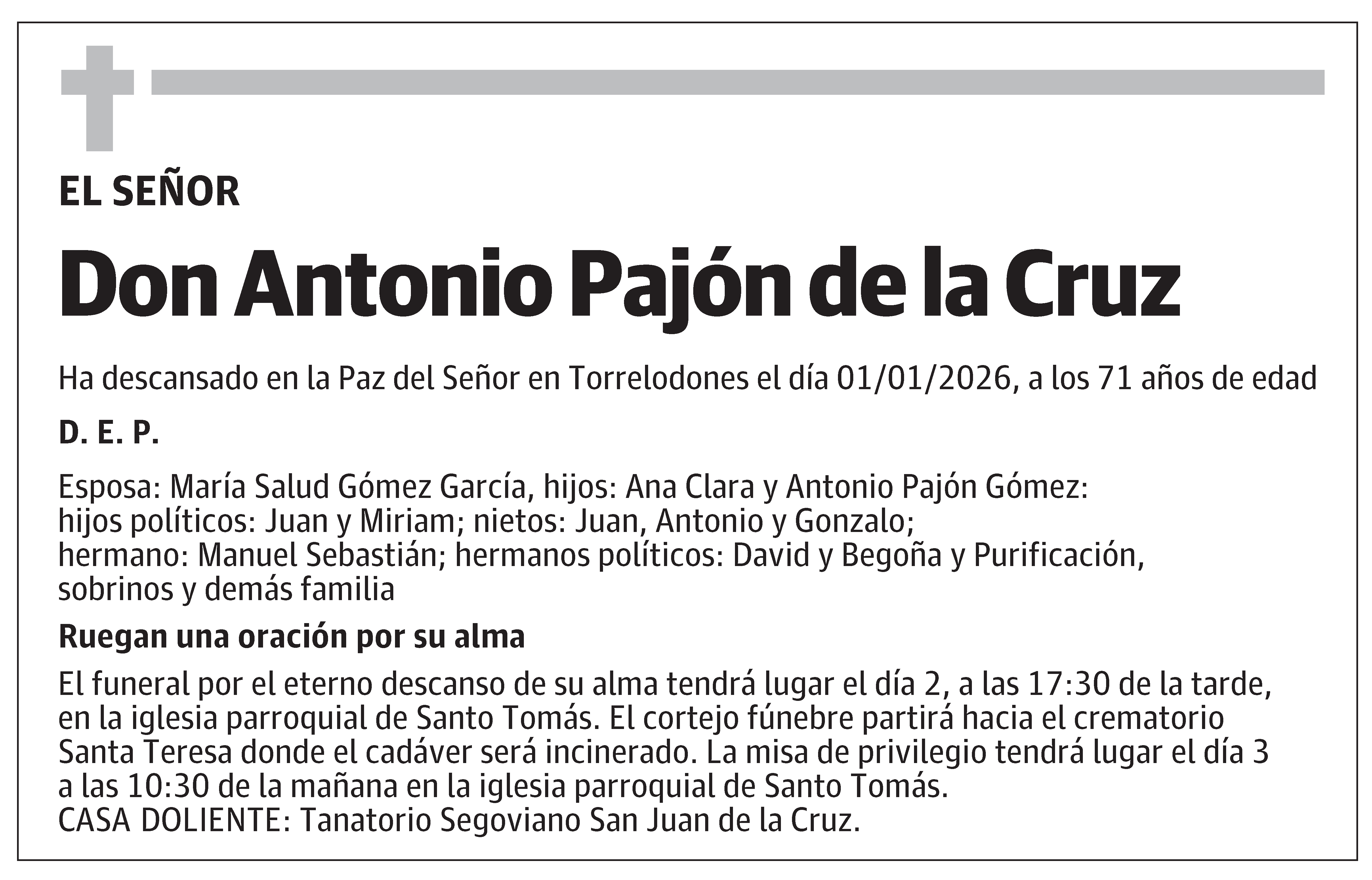 Antonio Pajón de la Cruz