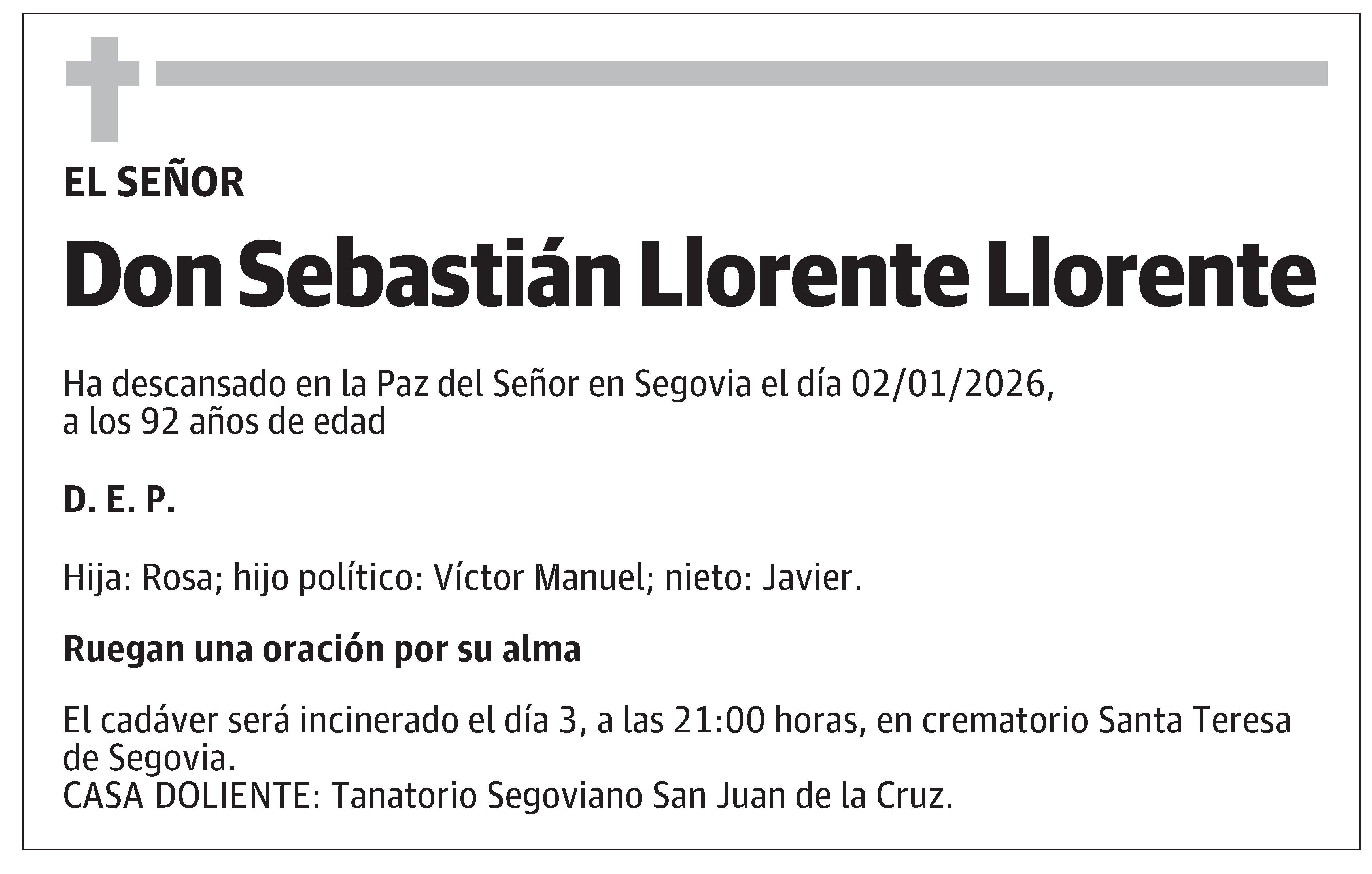 Sebastián Llorente Llorente