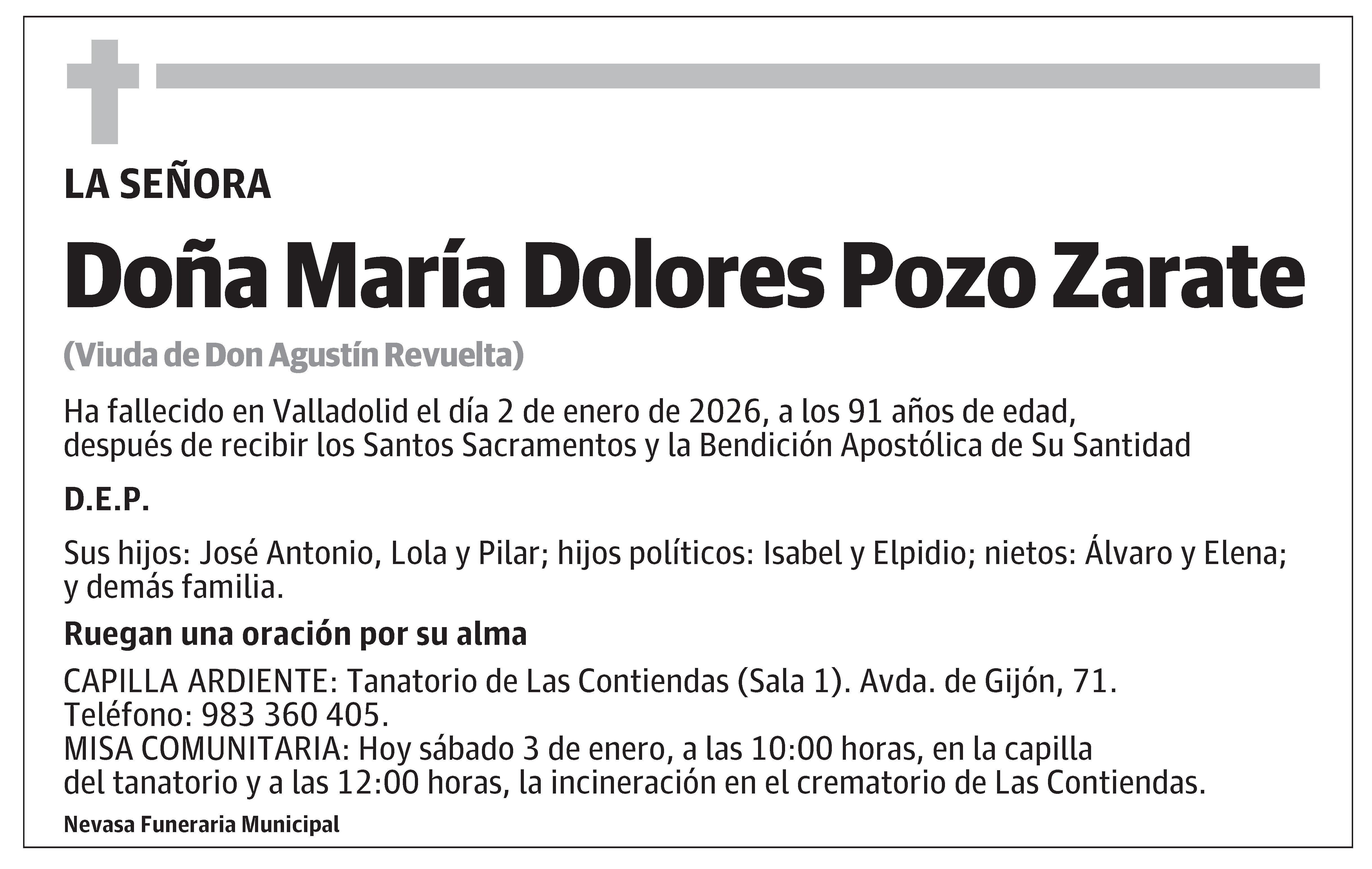 María Dolores Pozo Zarate