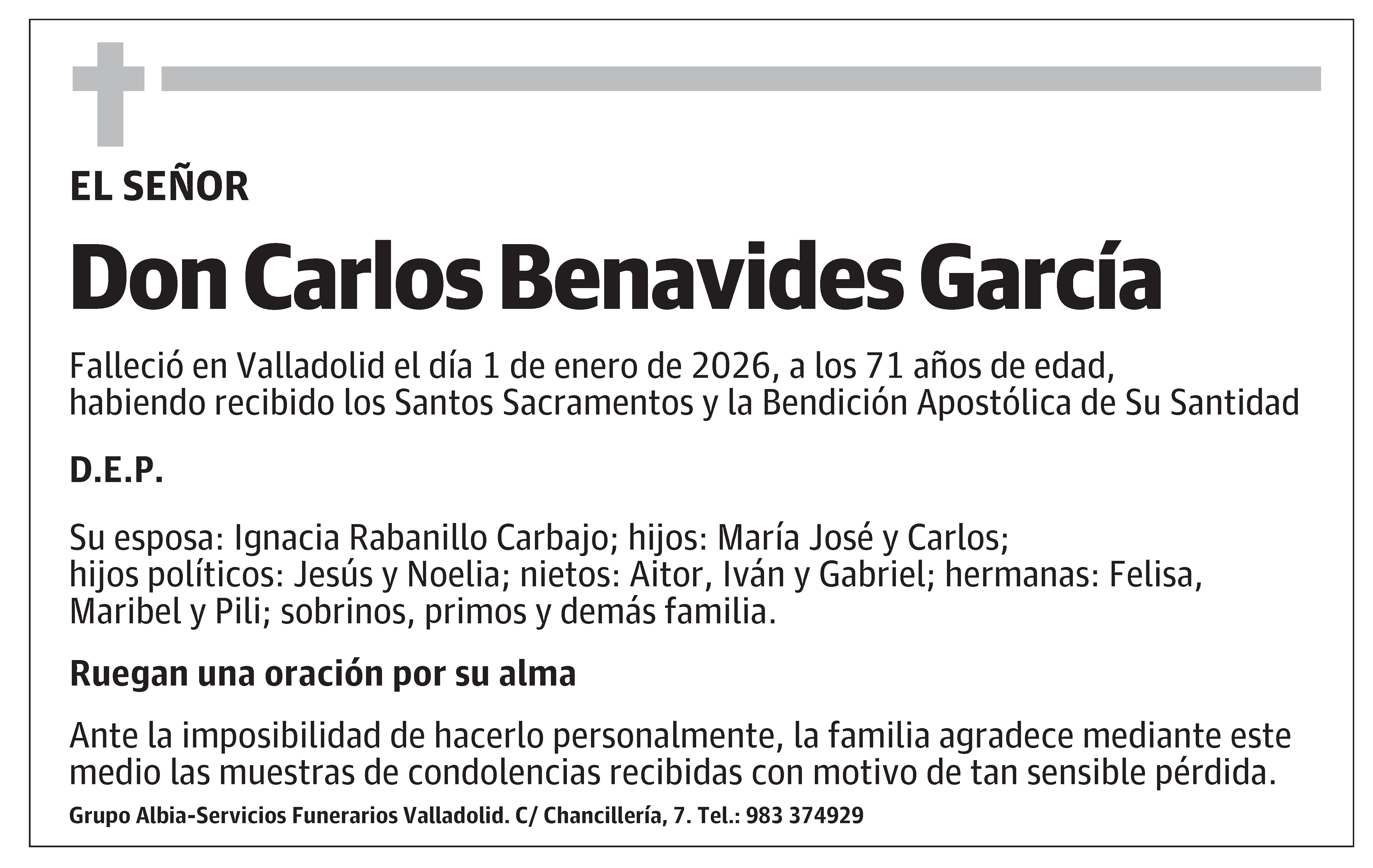 Carlos Benavides García