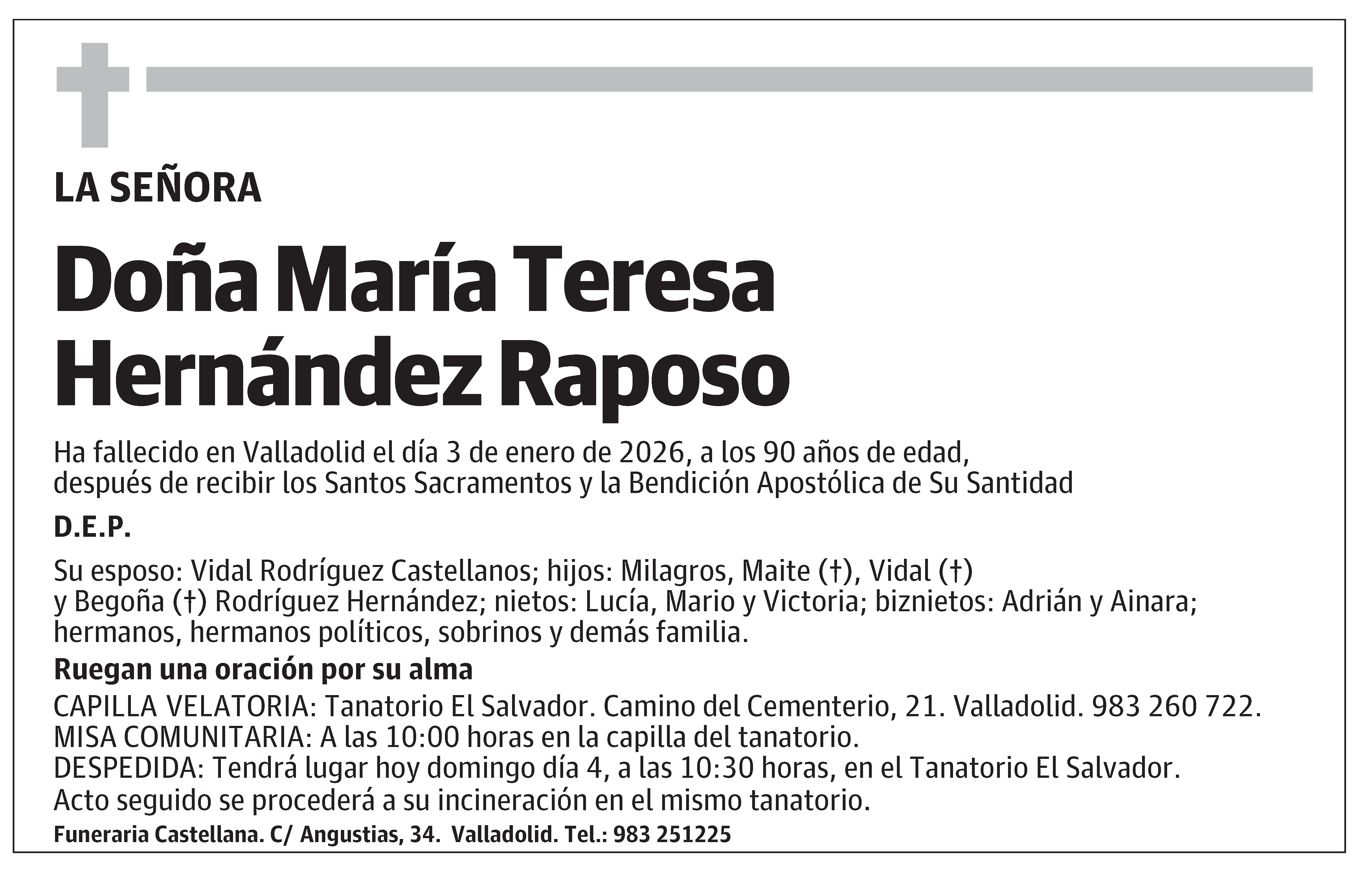 María Teresa Hernández Raposo