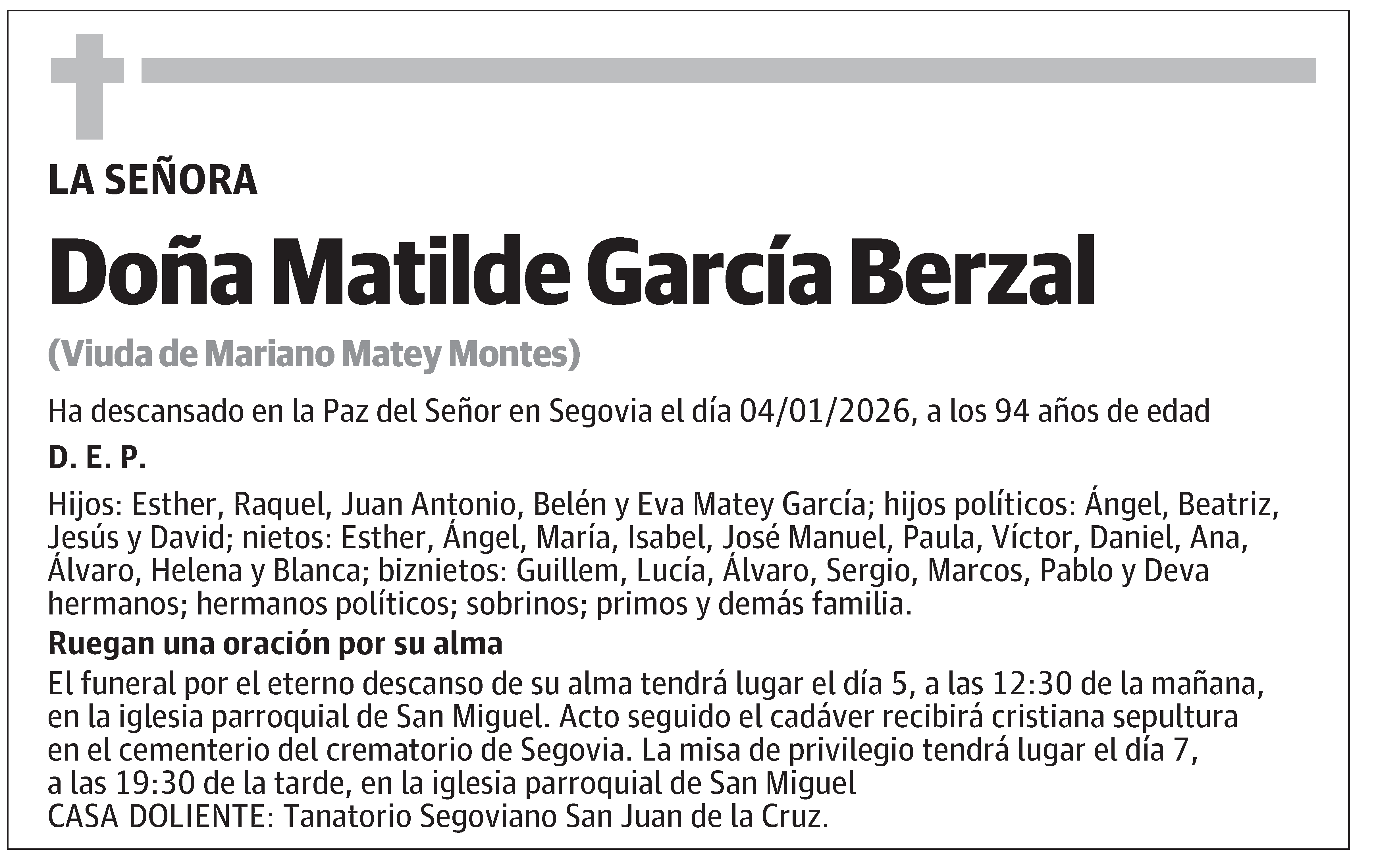 Matilde García Berzal