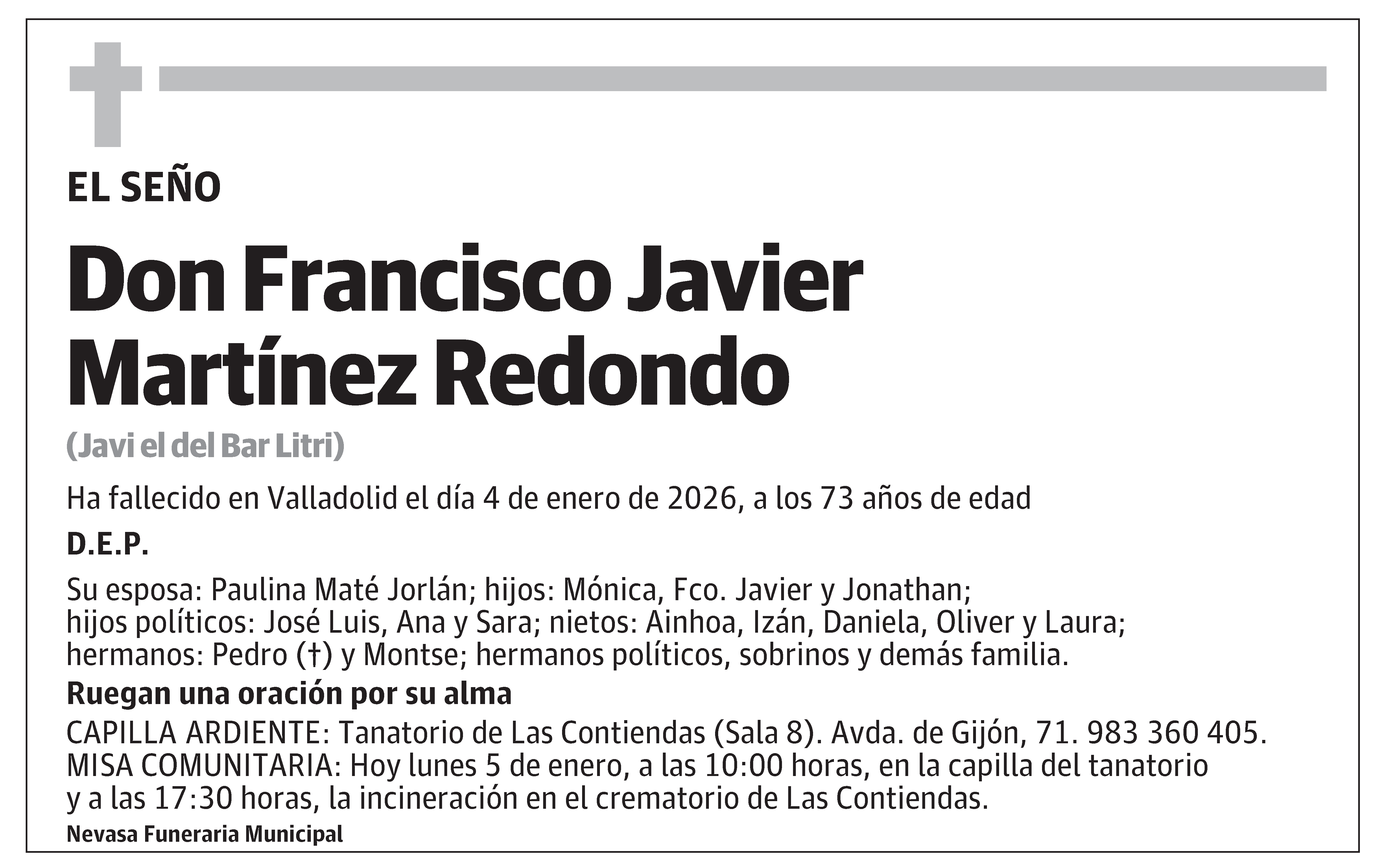 Francisco Javier Martínez Redondo