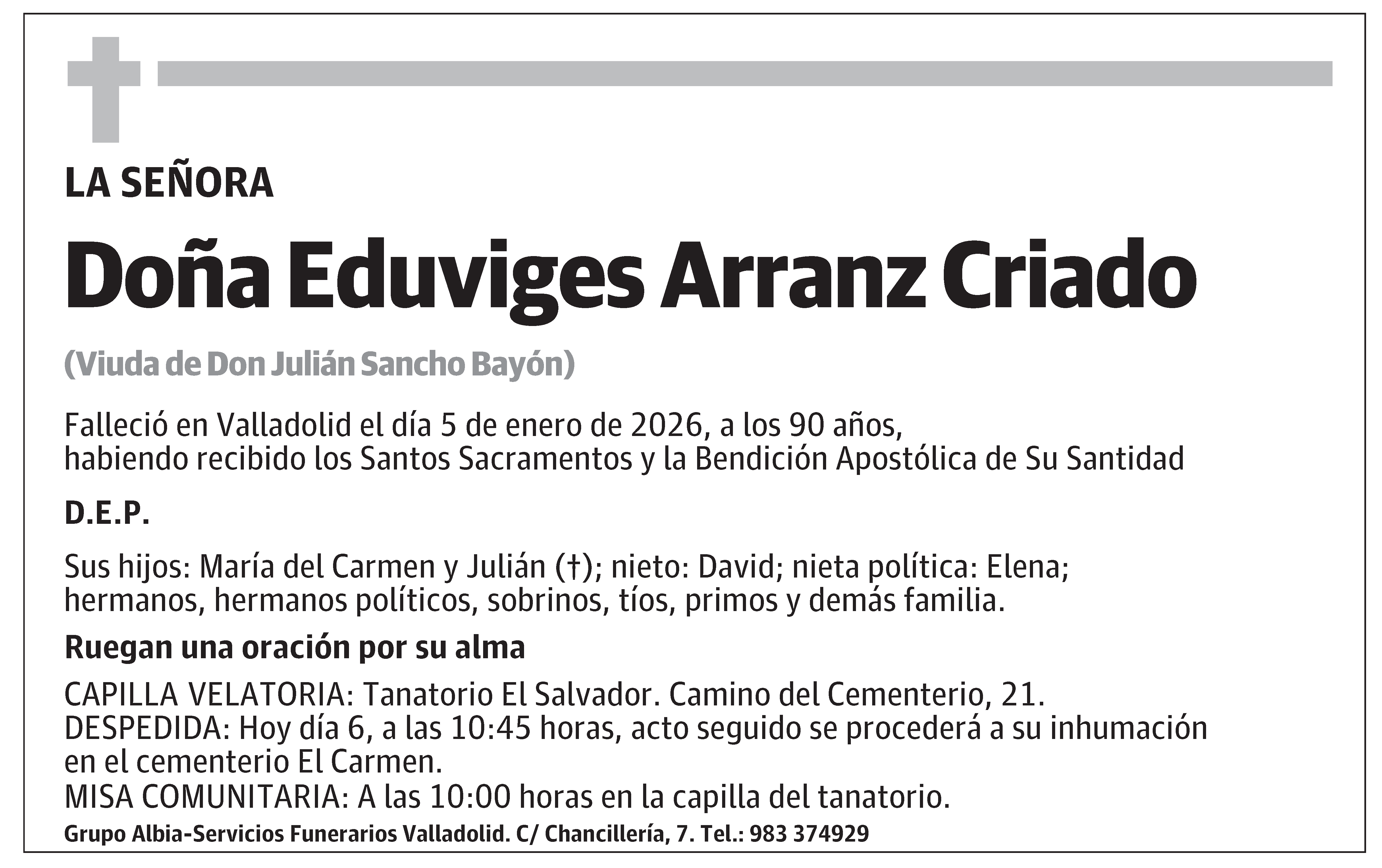 Eduviges Arranz Criado