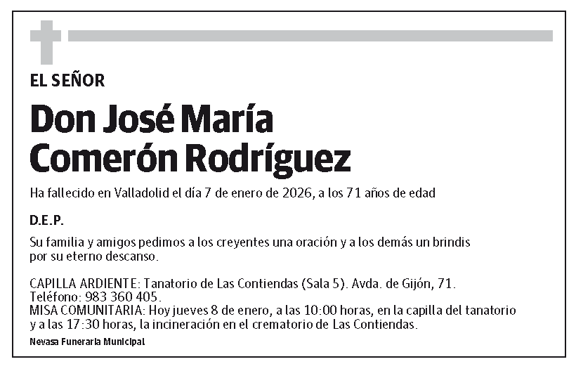 José María Comerón Rodríguez