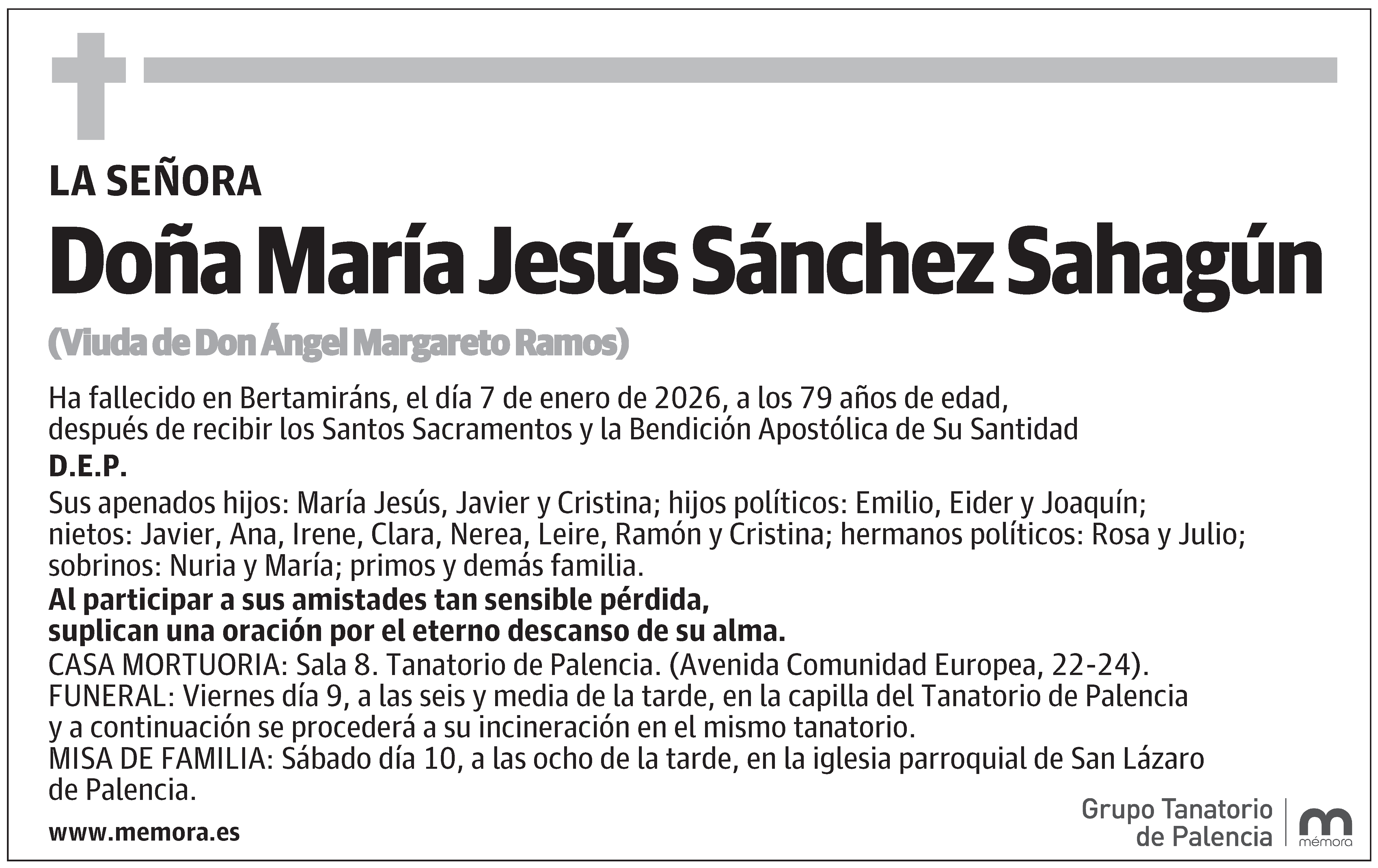 María Jesús Sánchez Sahagún