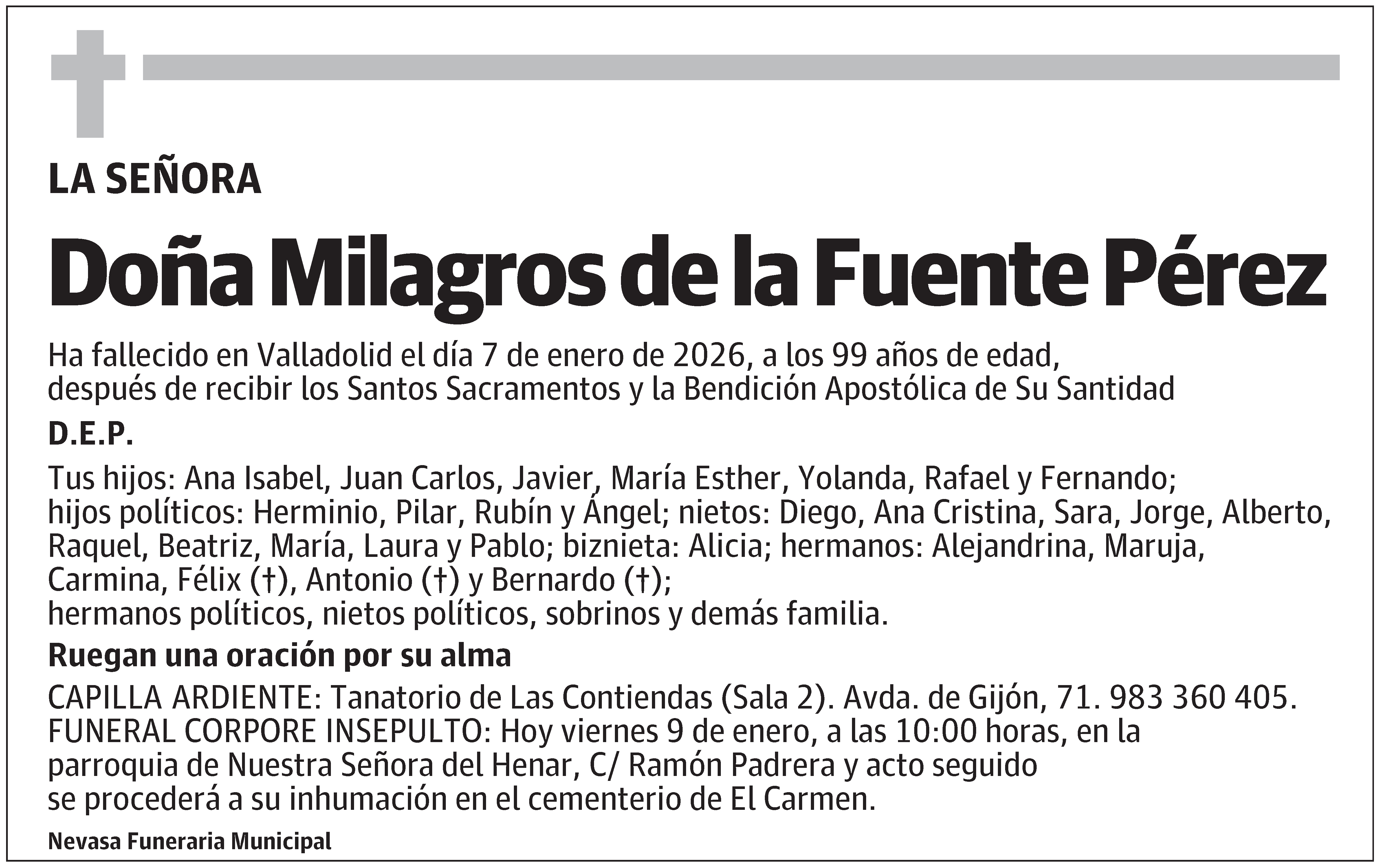 Milagros de la Fuente Pérez