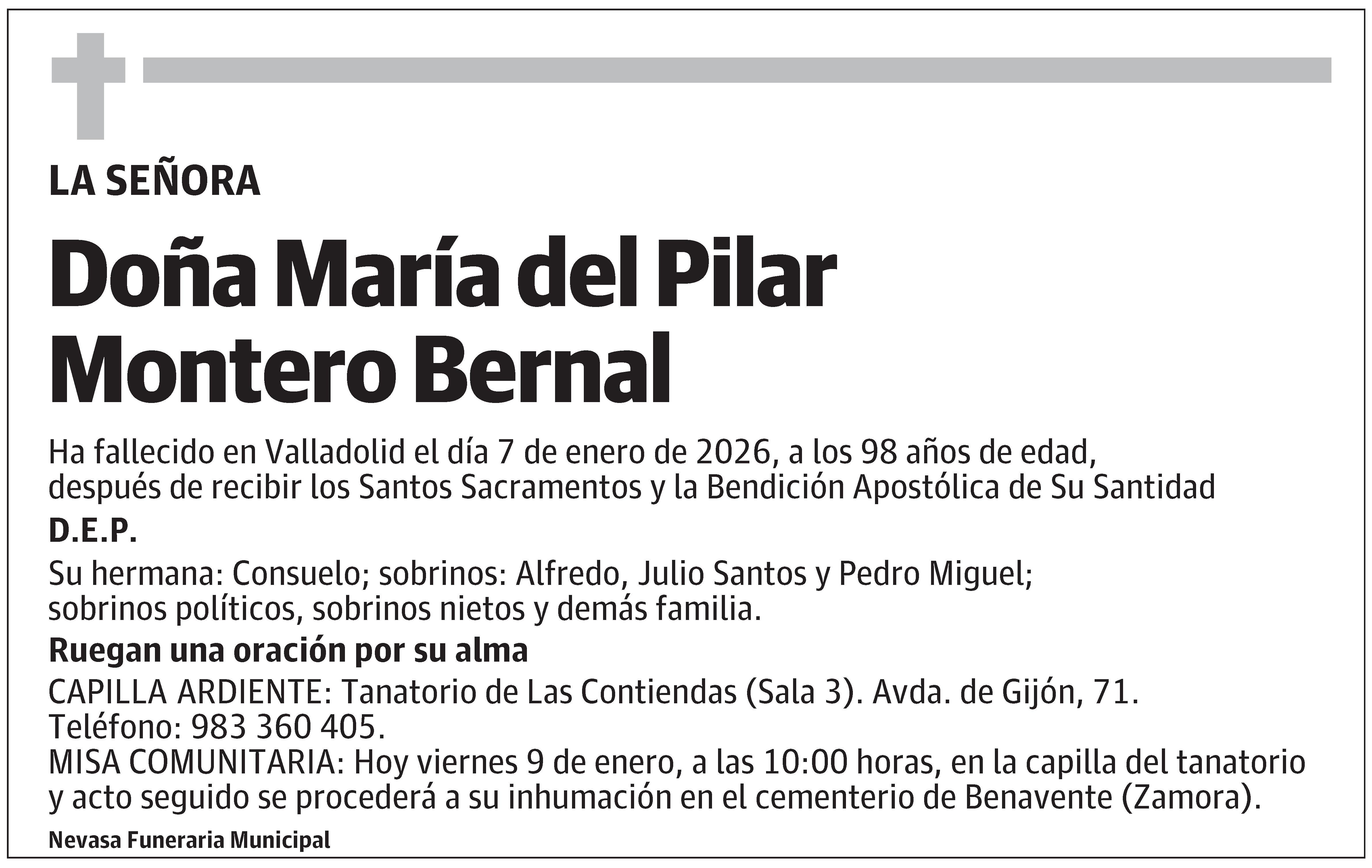 María del Pilar Montero Bernal