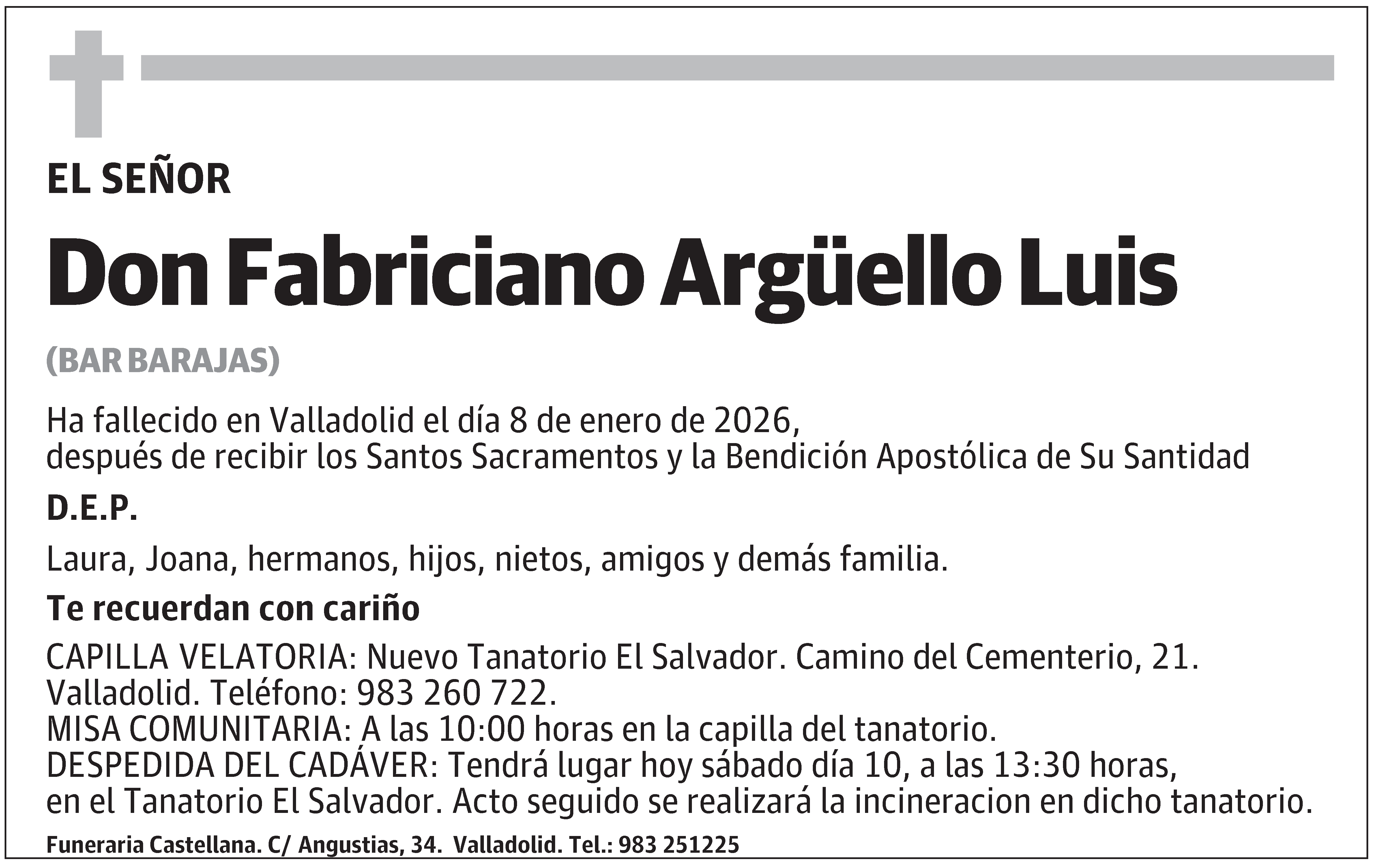 Fabriciano Argüello Luis