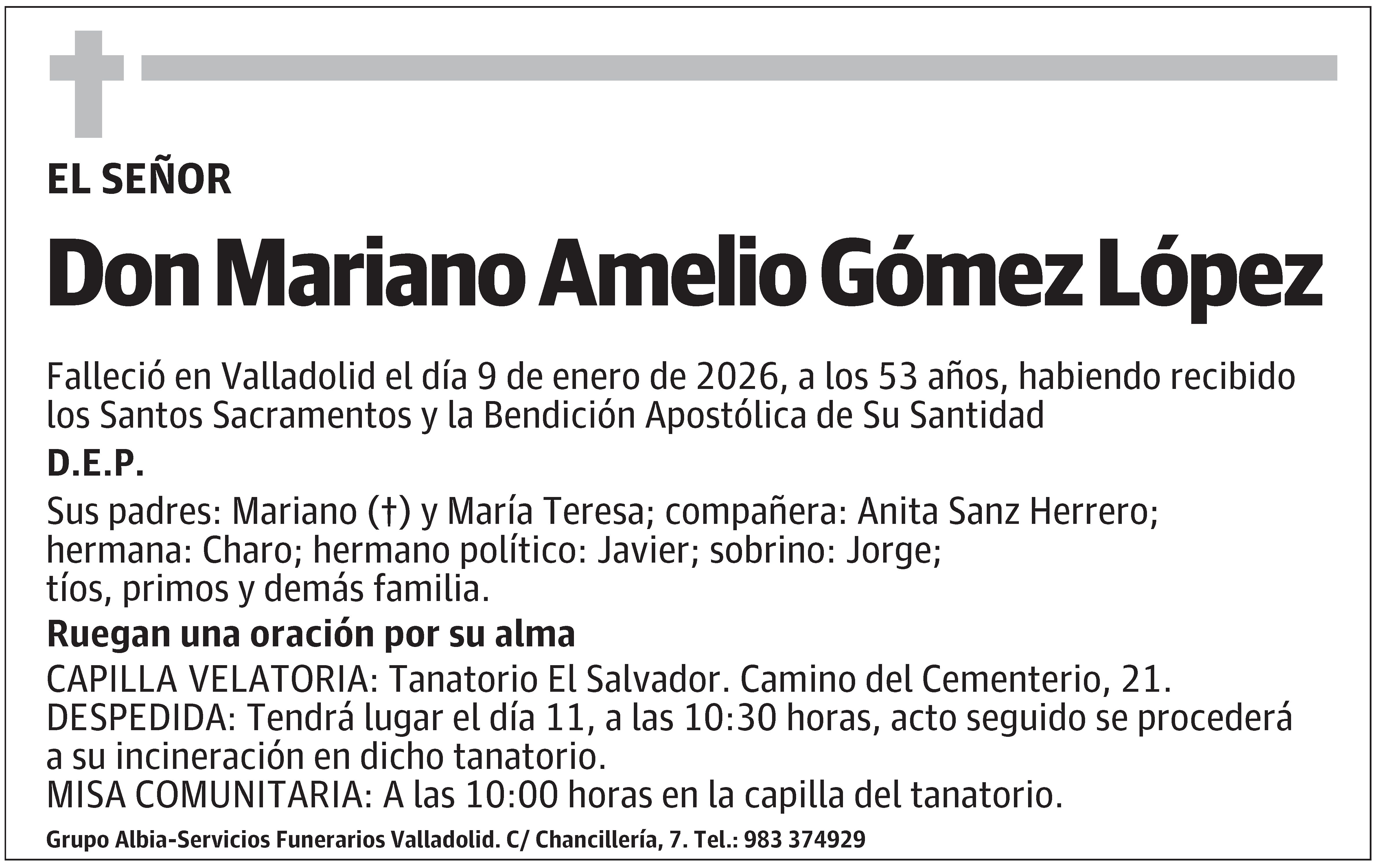 Mariano Amelio Gómez López