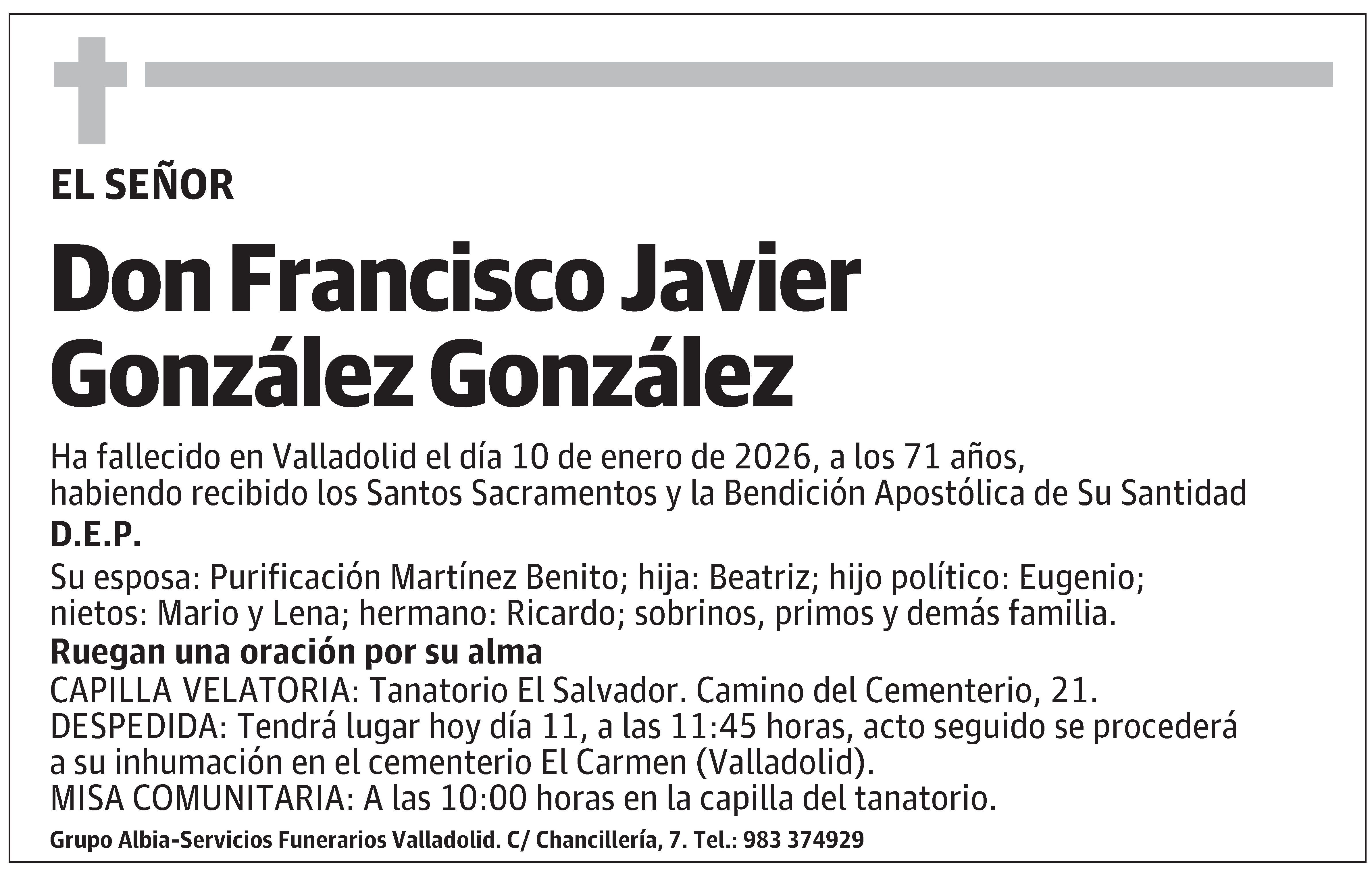 Francisco Javier González González