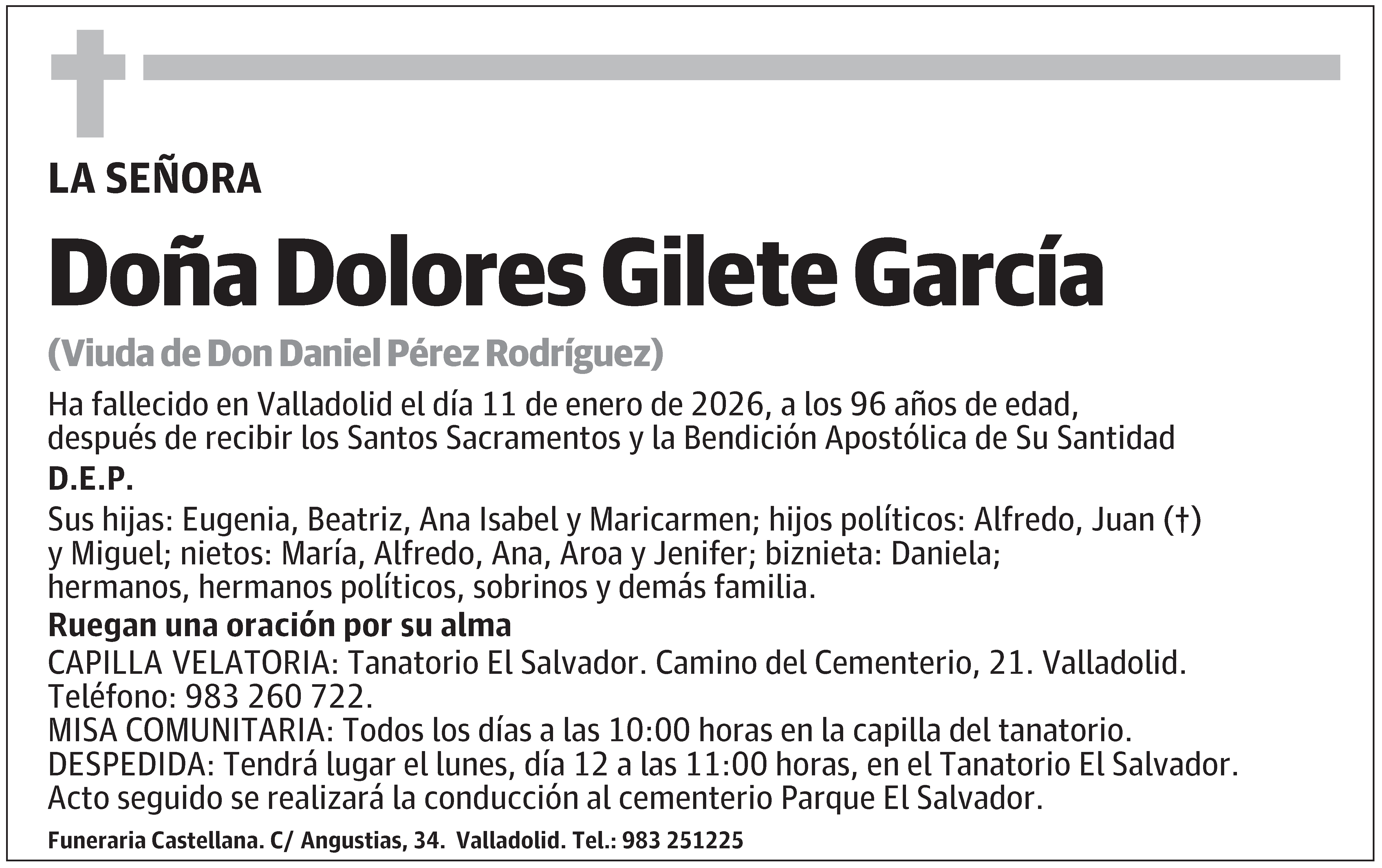 Dolores Gilete García