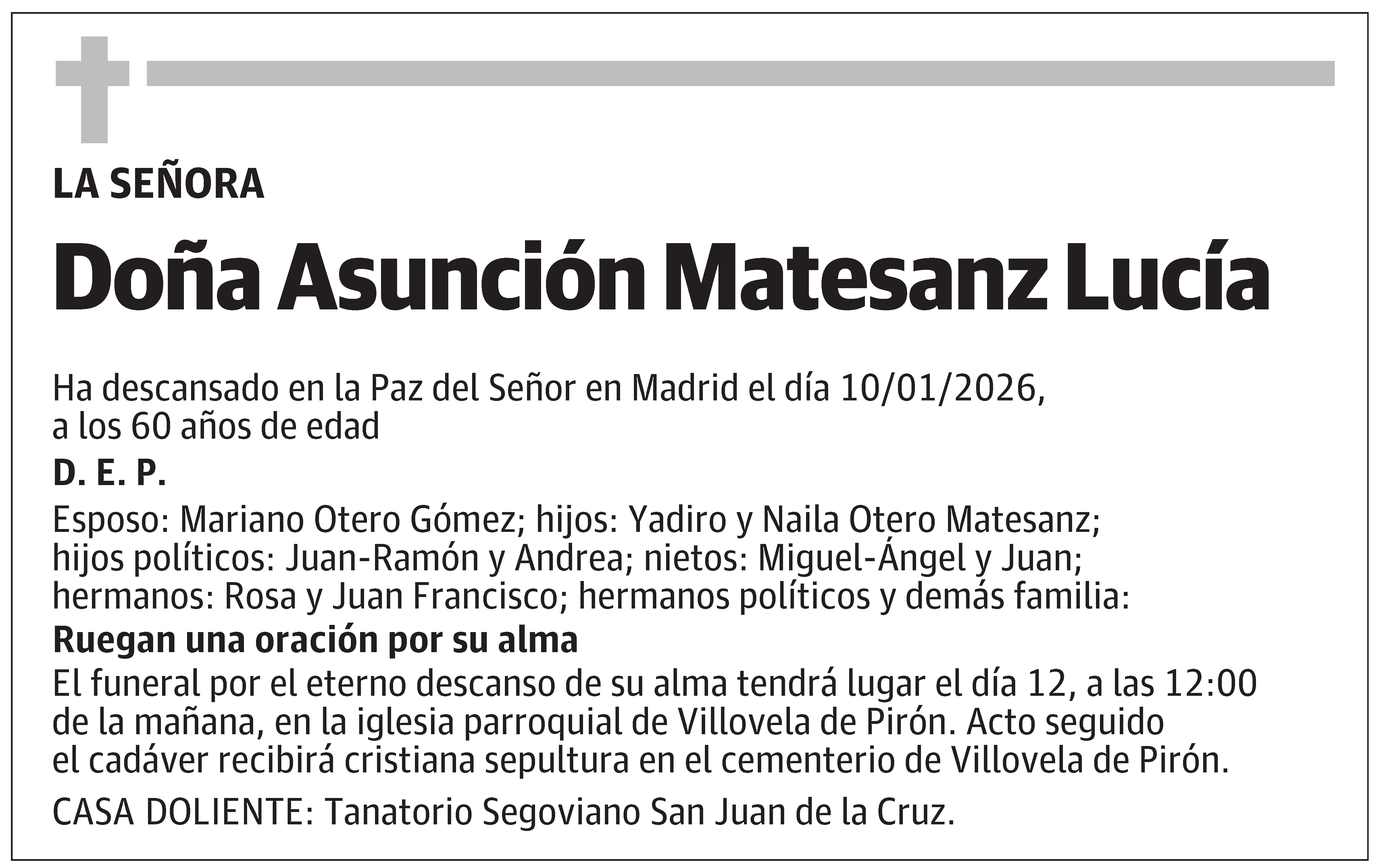 Asunción Matesanz Lucía