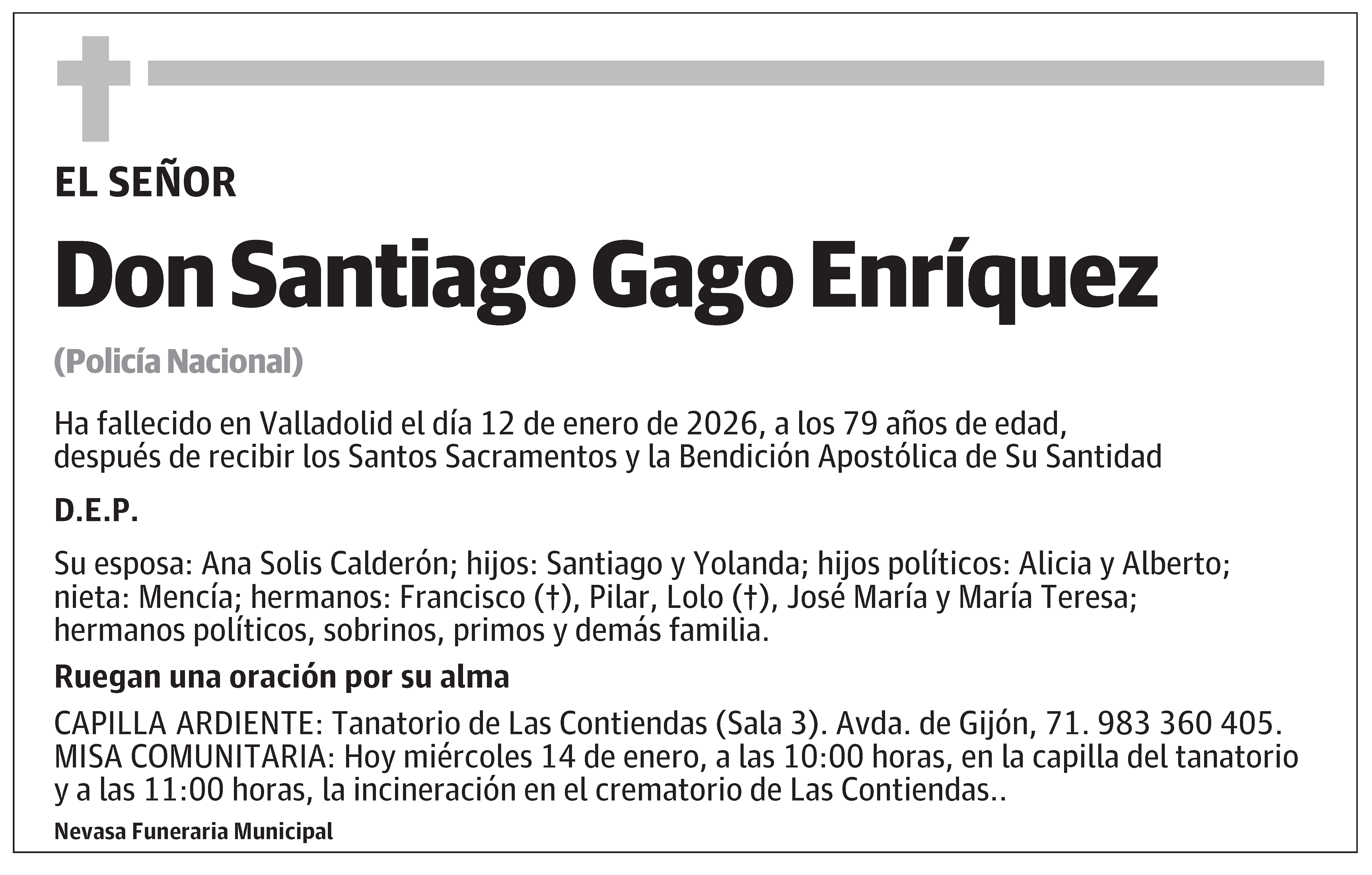 Santiago Gago Enríquez