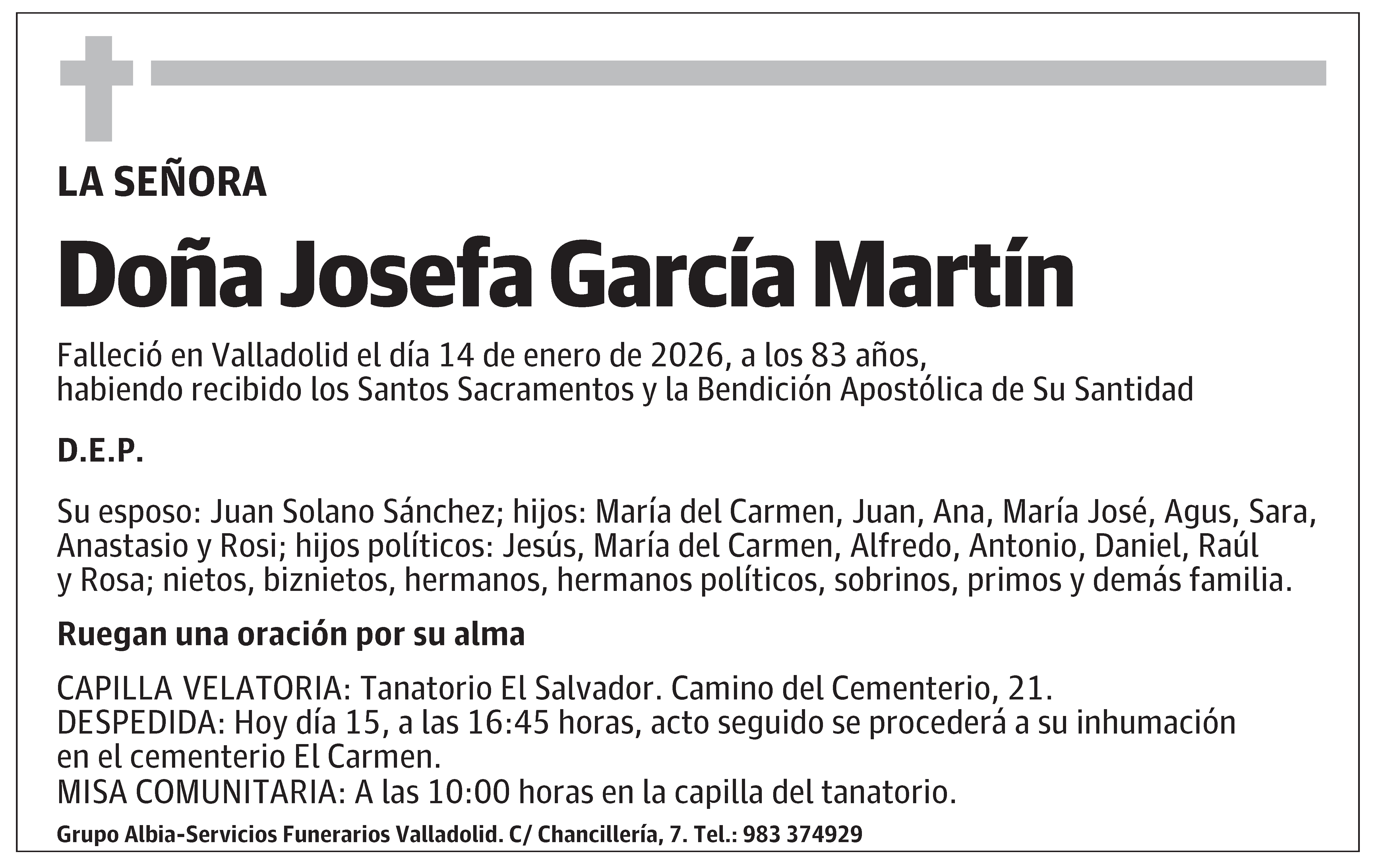 Josefa García Martín