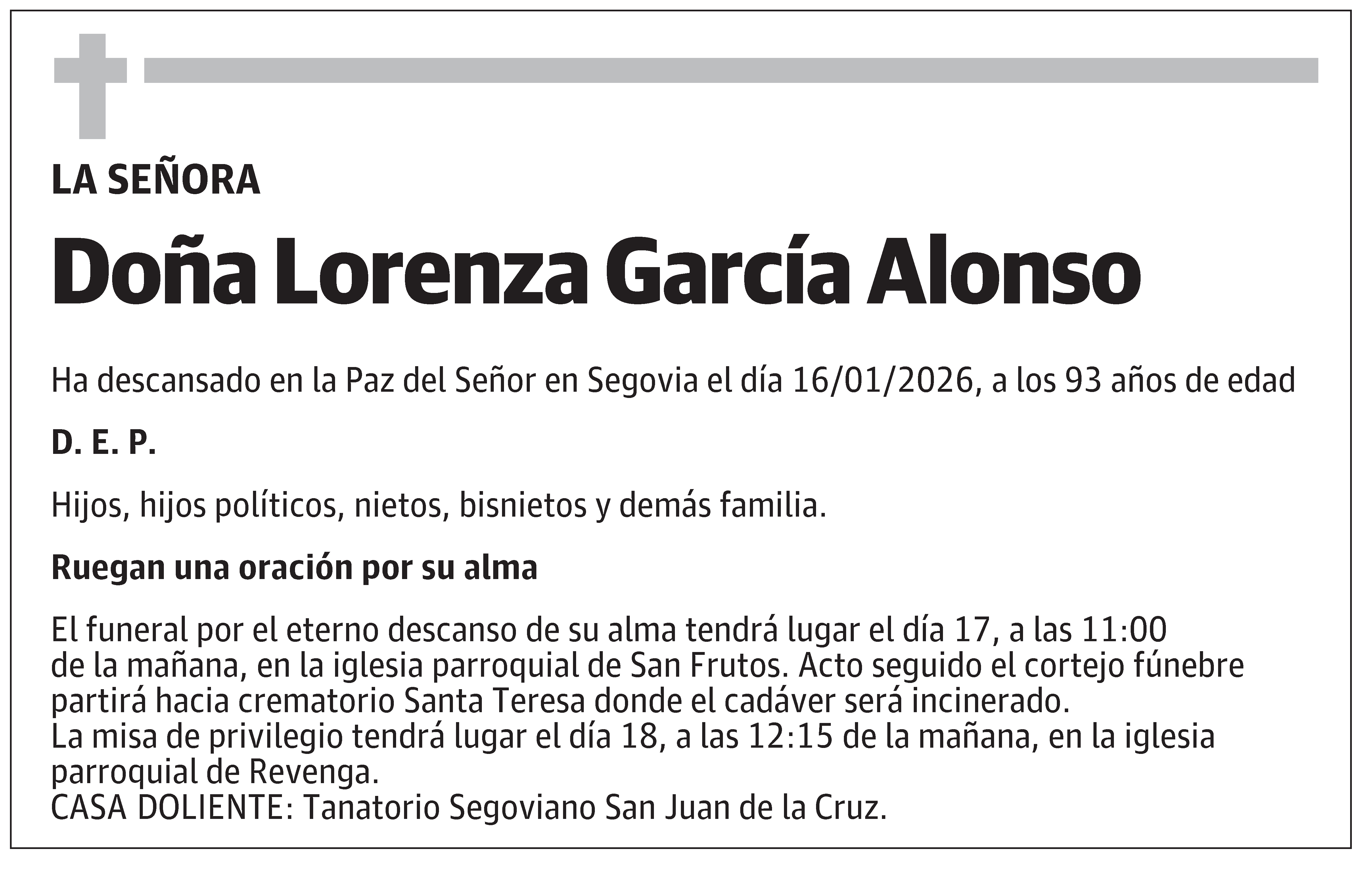 Lorenza García Alonso