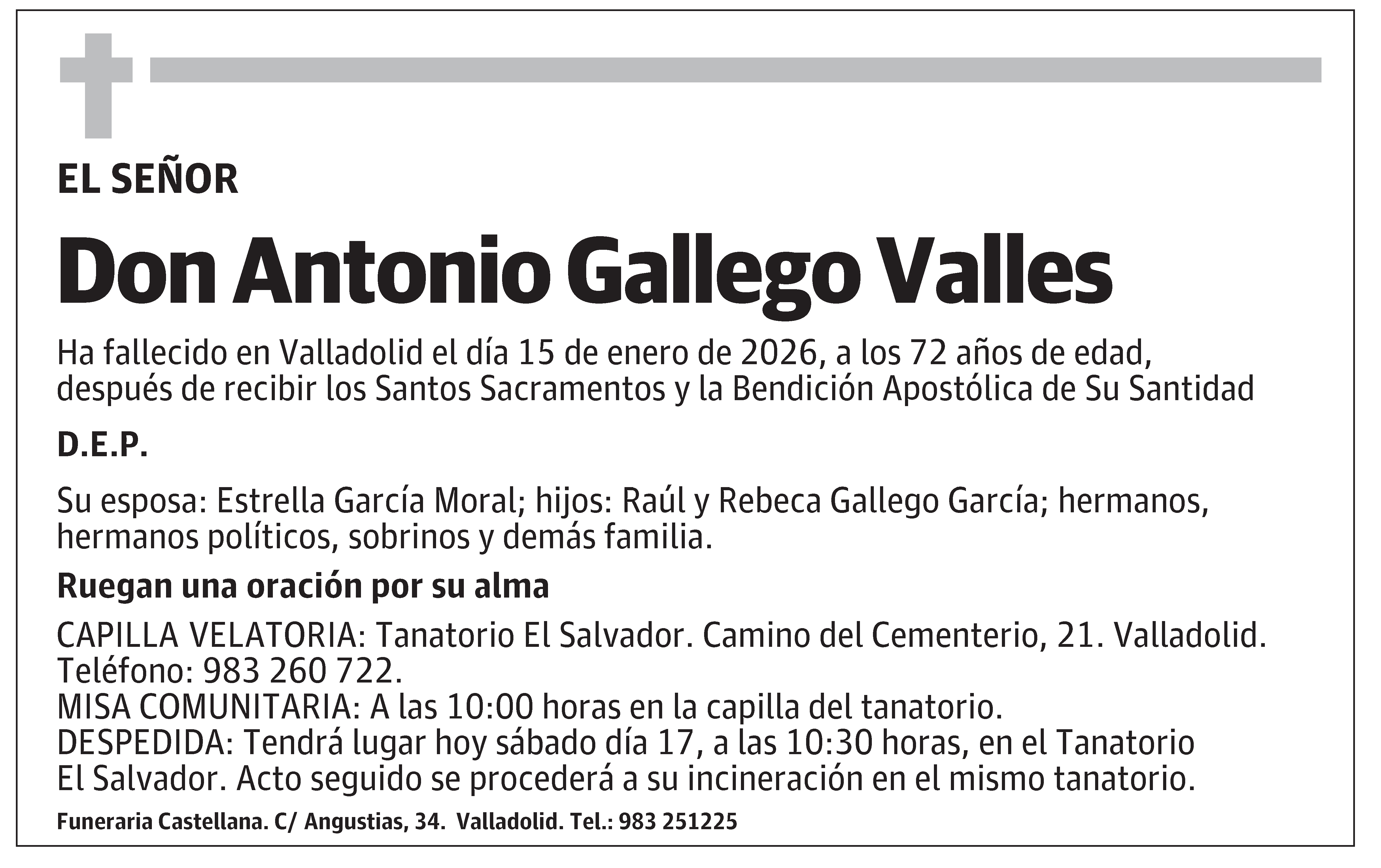 Antonio Gallego Valles