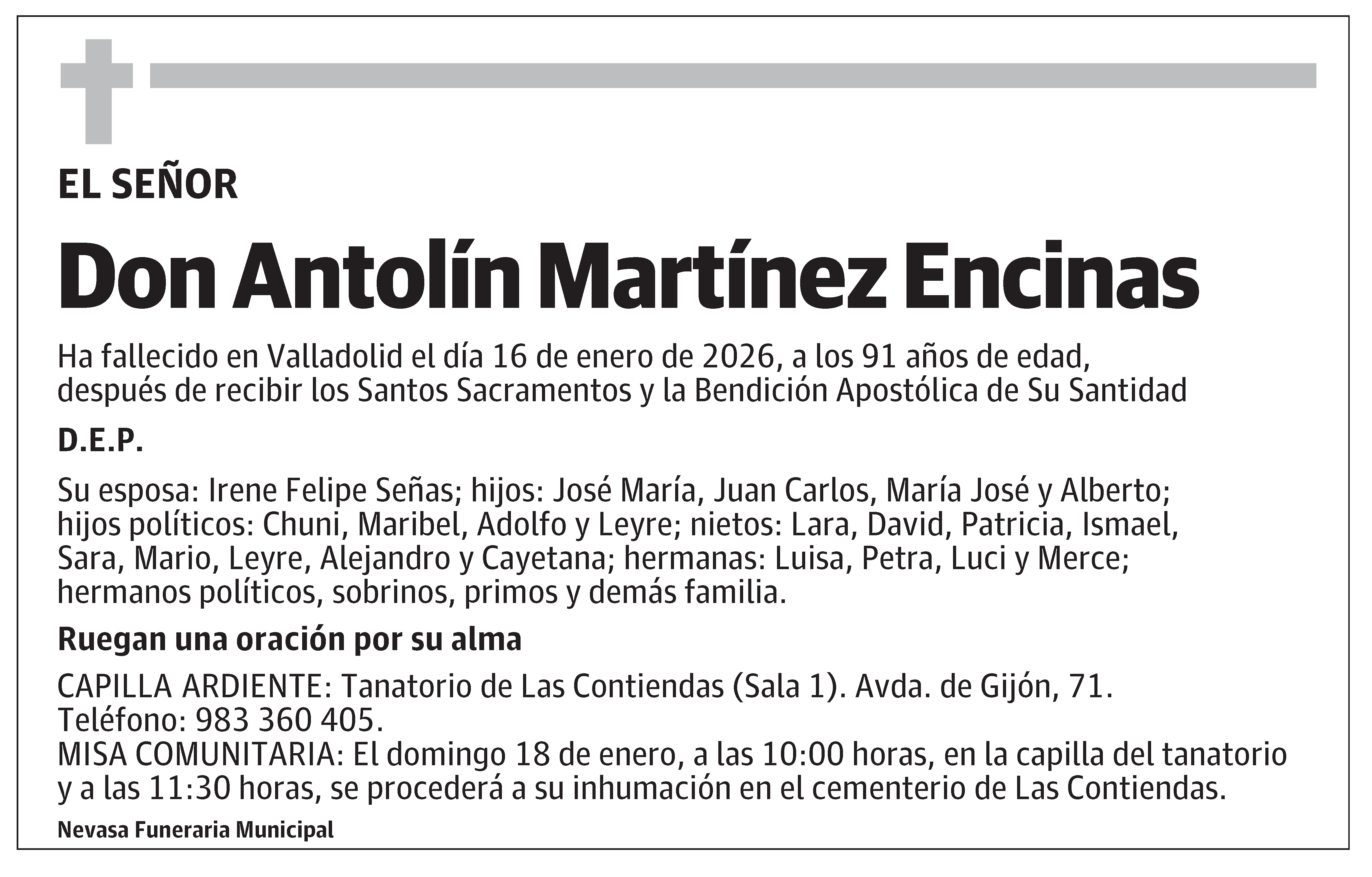Antolín Martínez Encinas