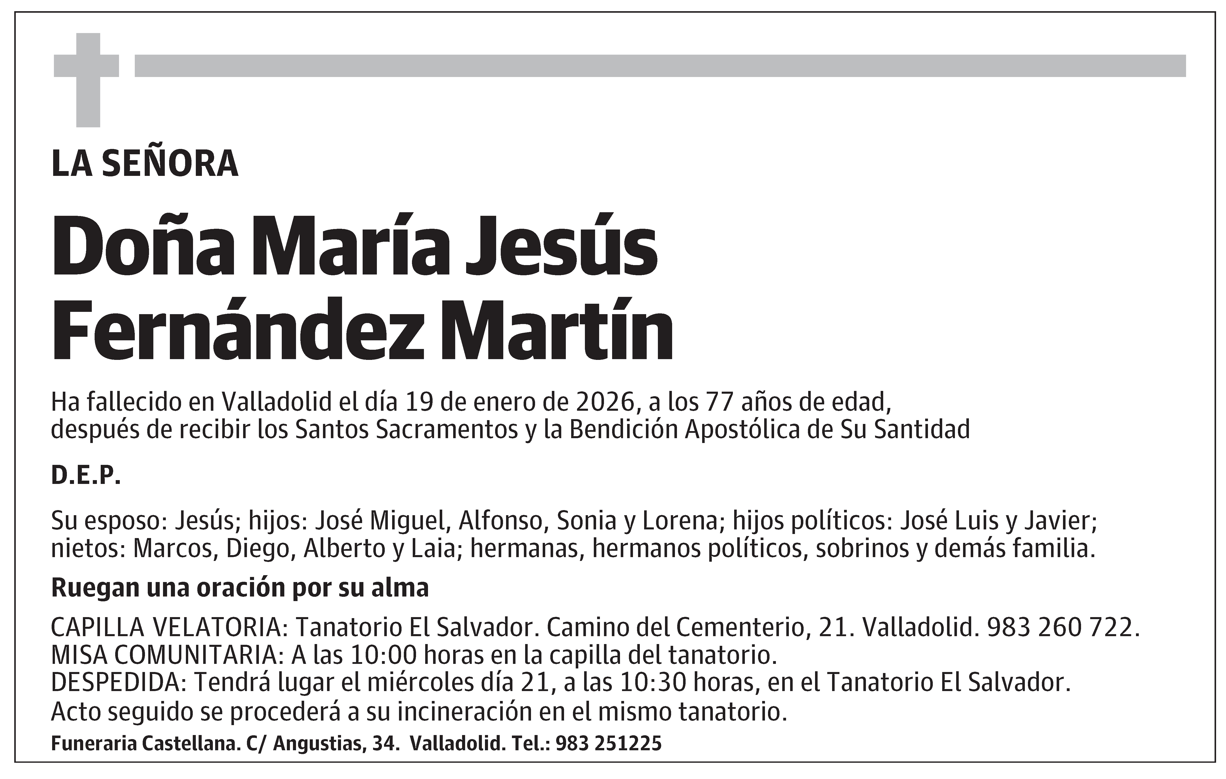 María Jesús Fernández Martín