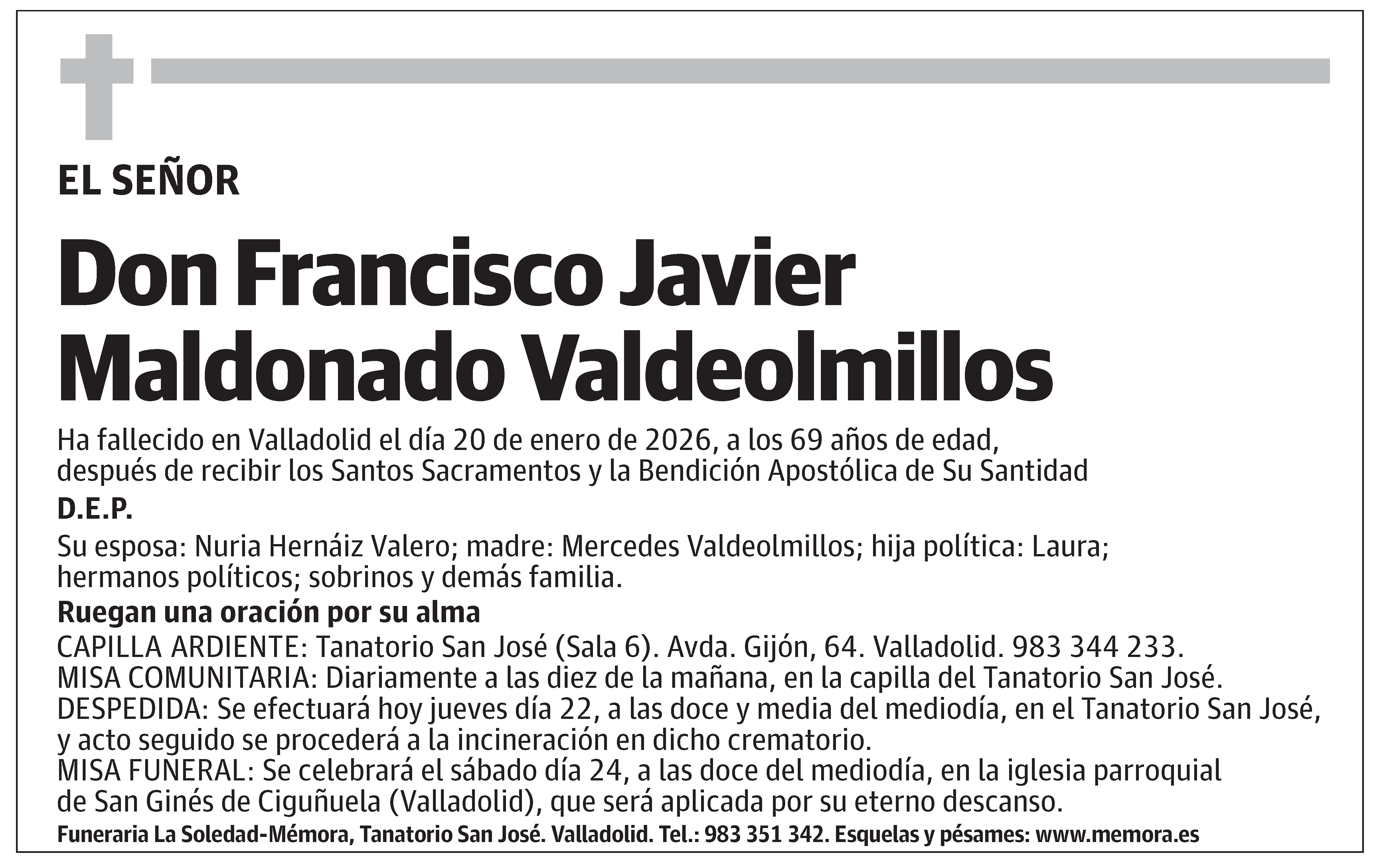 Francisco Javier Maldonado Valdeolmillos