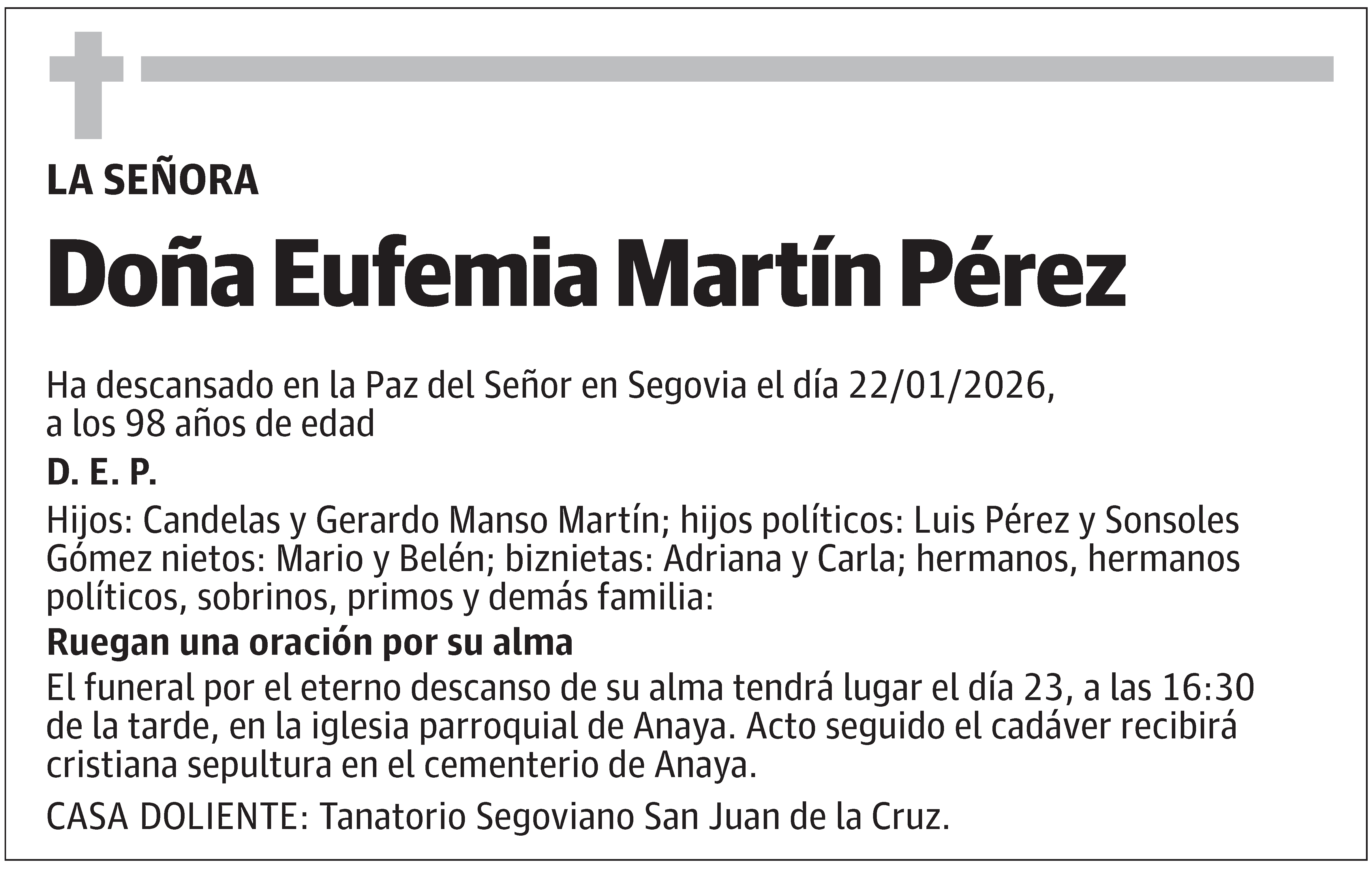 Eufemia Martín Pérez